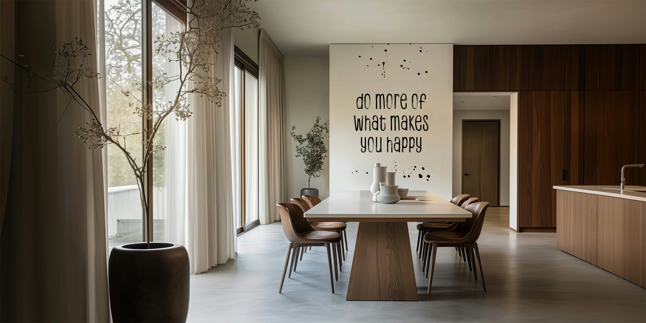 Papel pintado que invita a hacer más de lo que te hace feliz