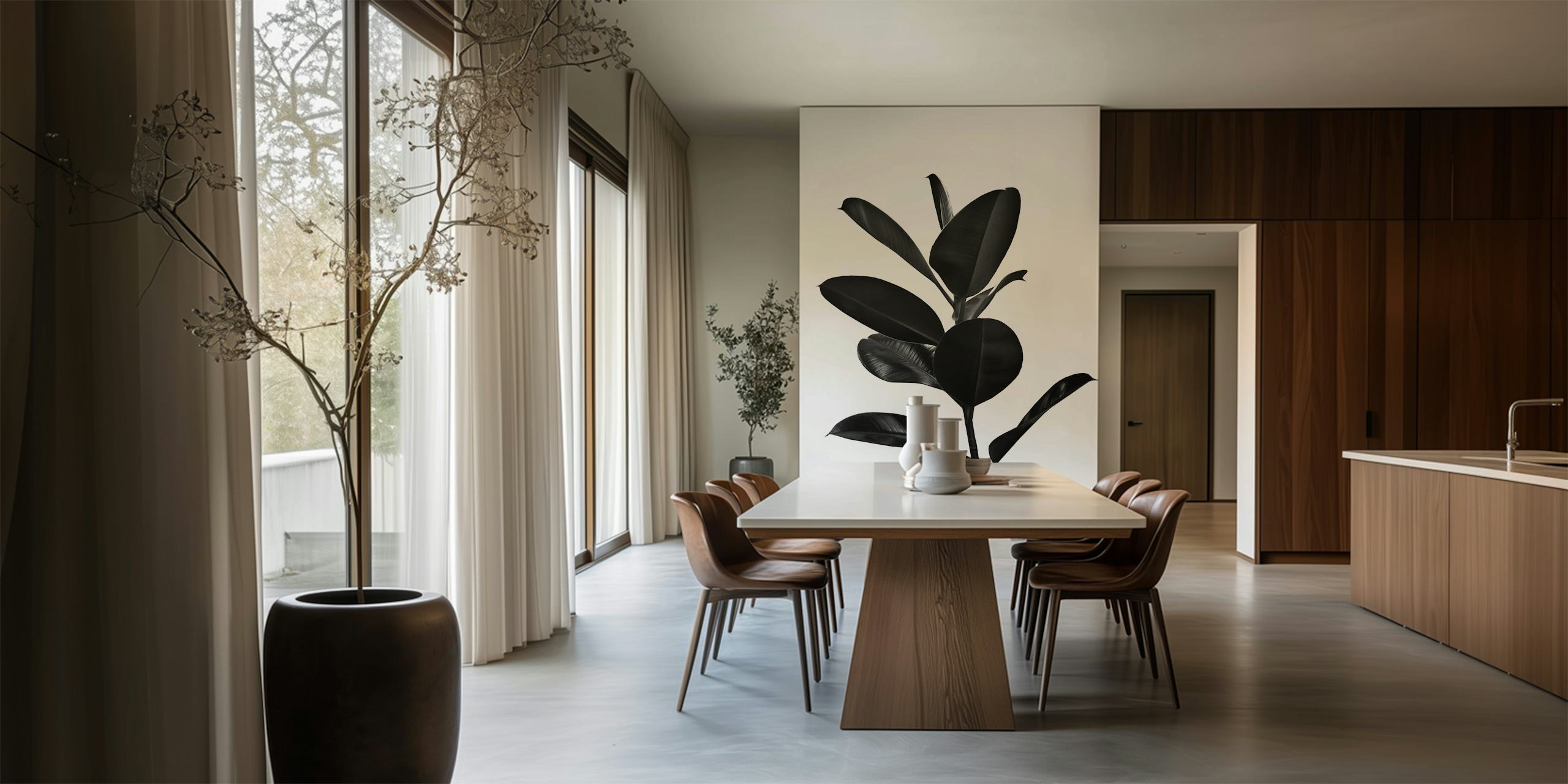 Ficus Finesse 2 zidna obloga u sobi