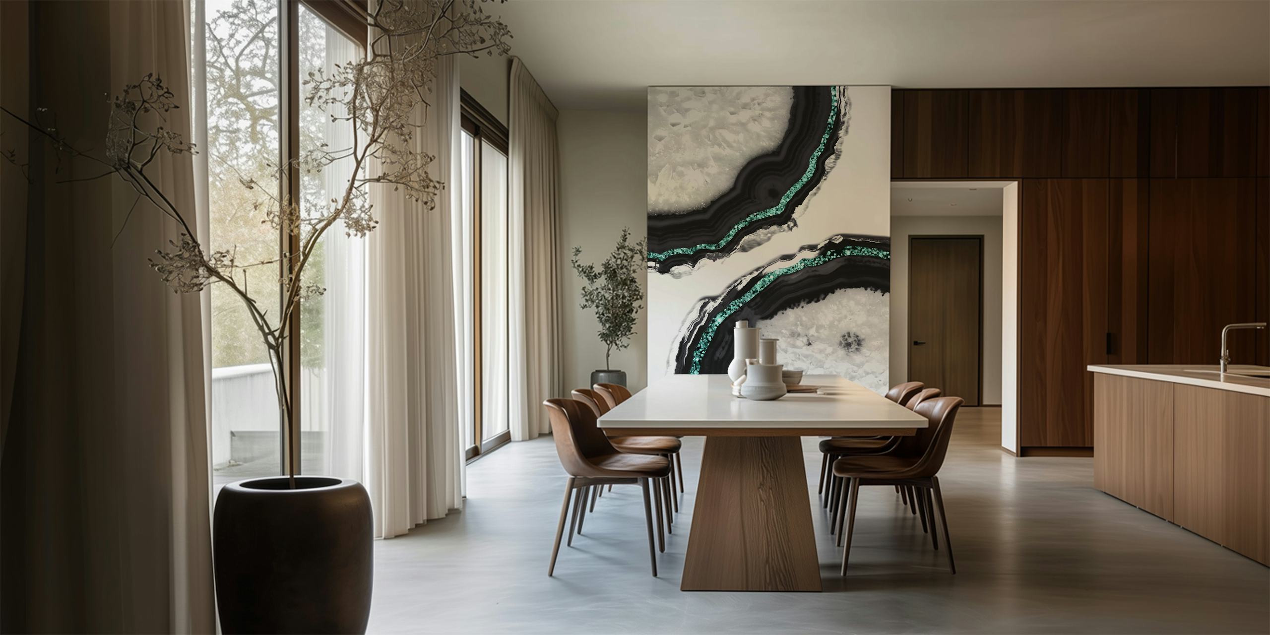 Agate Glitter Glam 16 wallpaper displayed in a room