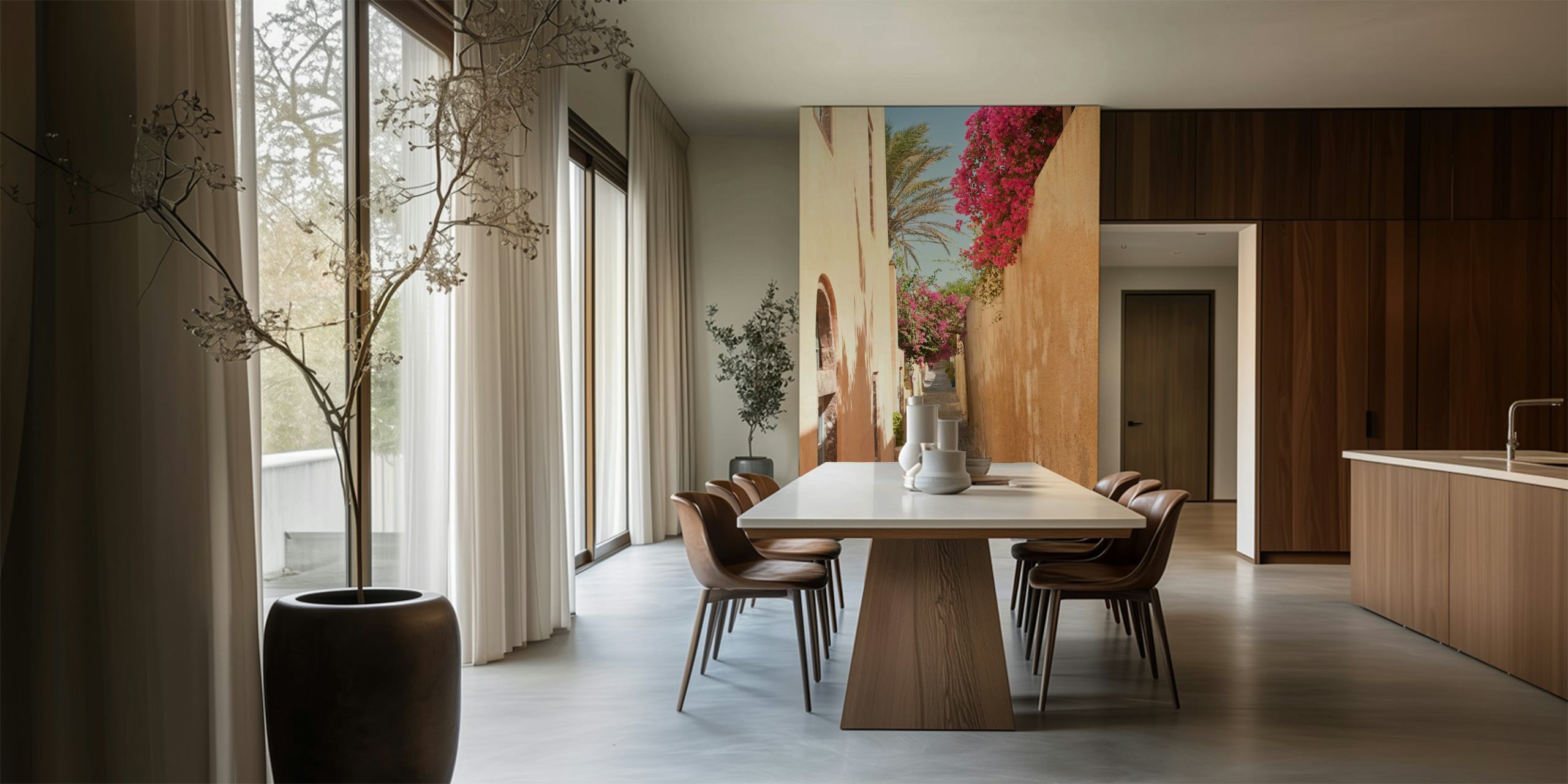 Santorini Alley Bliss 1 med blommor