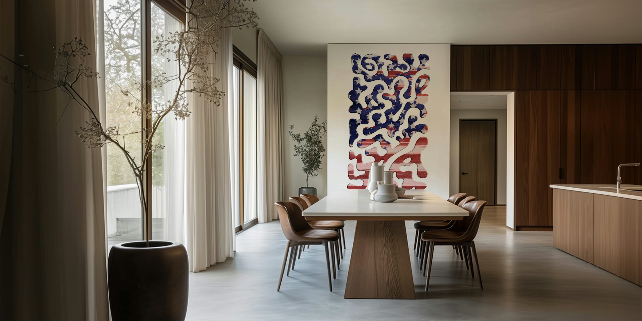 Twisted Beats No 7 17 tapet i et rum