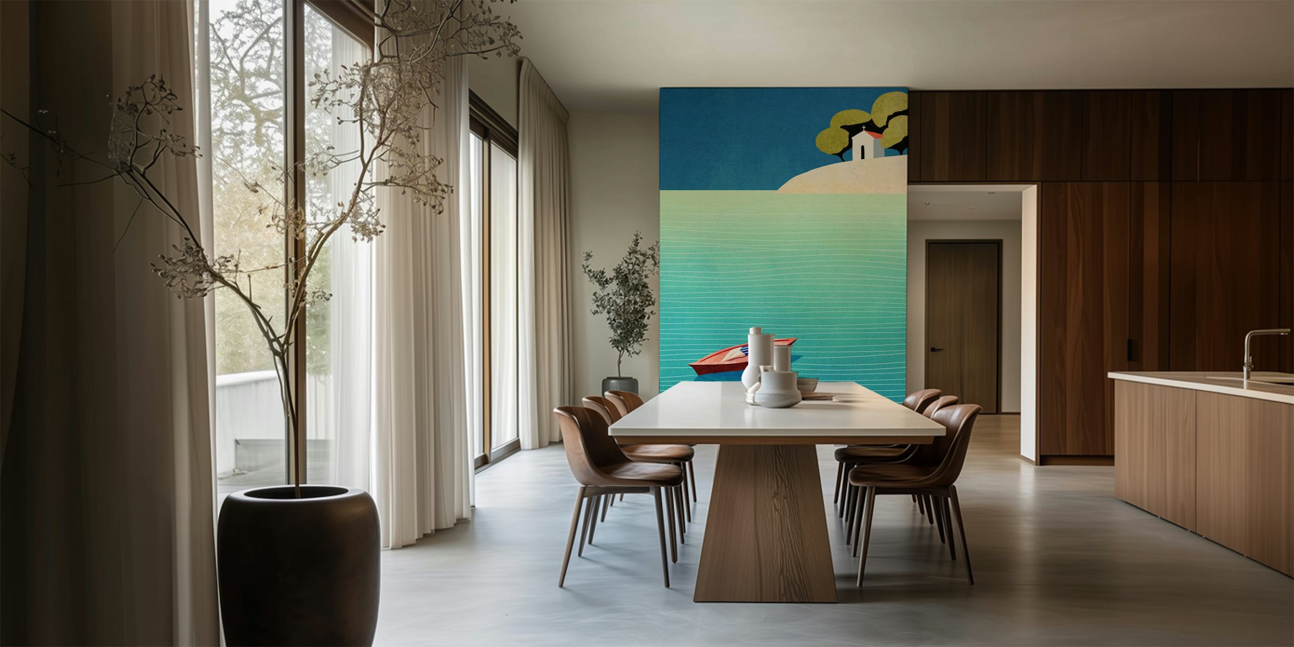 Design della carta da parati La Siesta per decorare gli interni