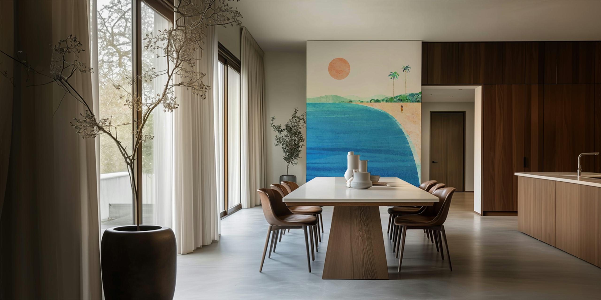Tropical Paradise design de papier peint