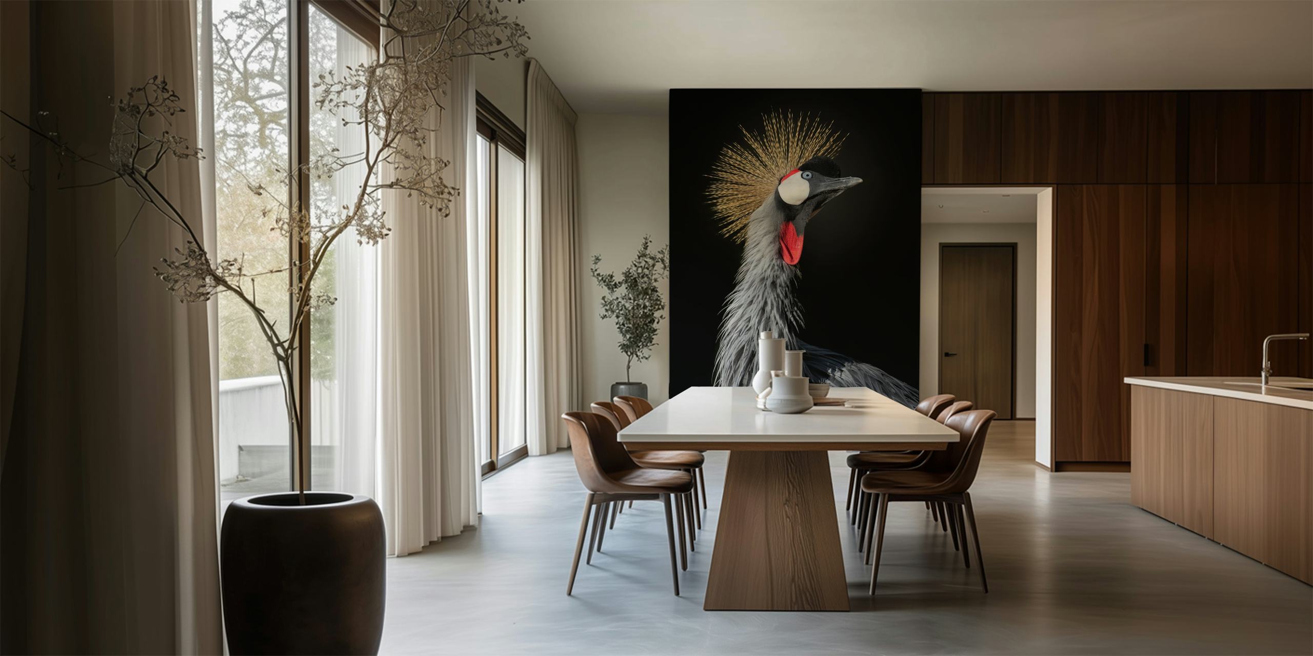 The Queen -tapetti esillä huoneessa