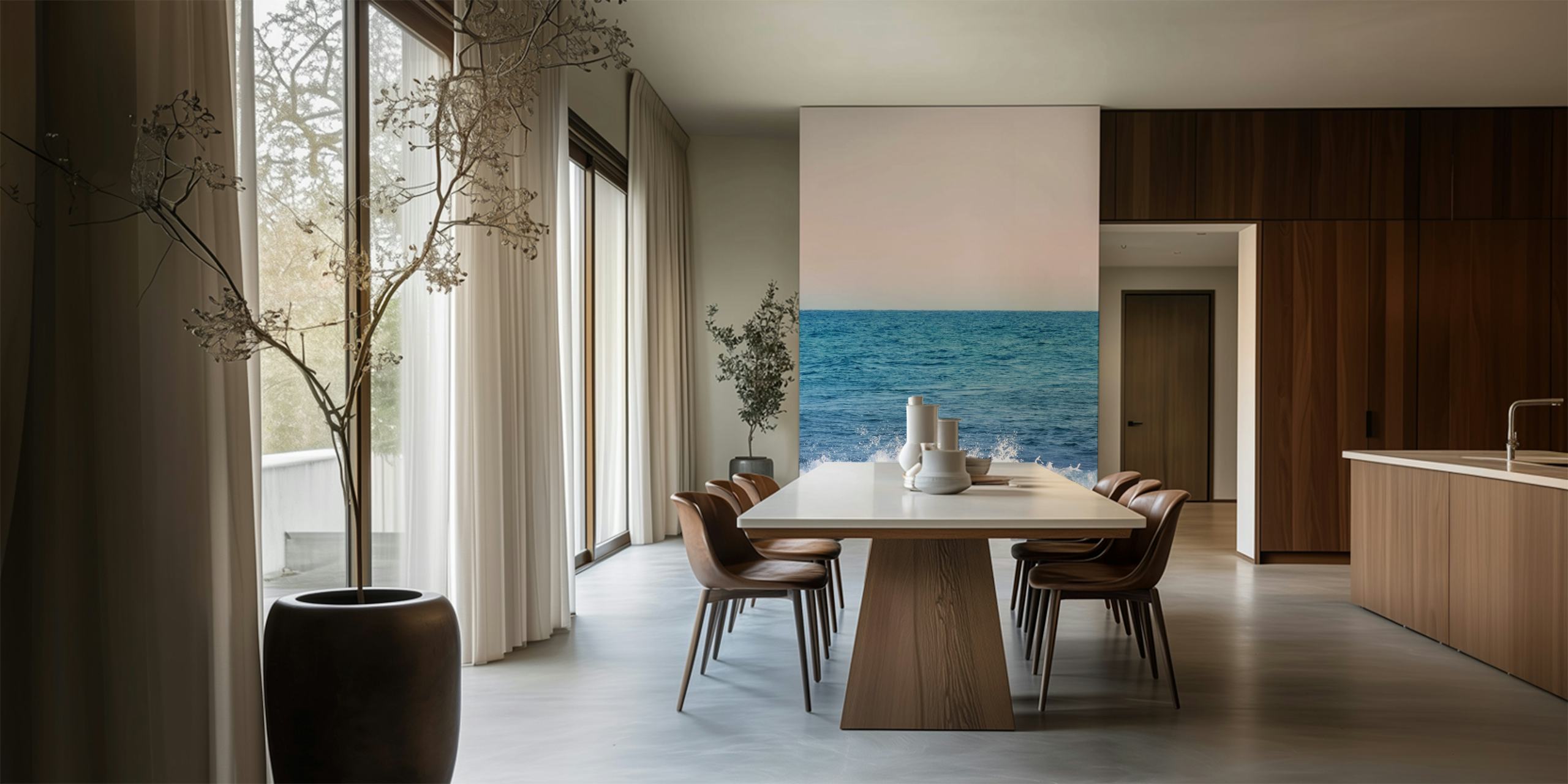 Tapeta Ocean Wave Dream 1 w pokoju