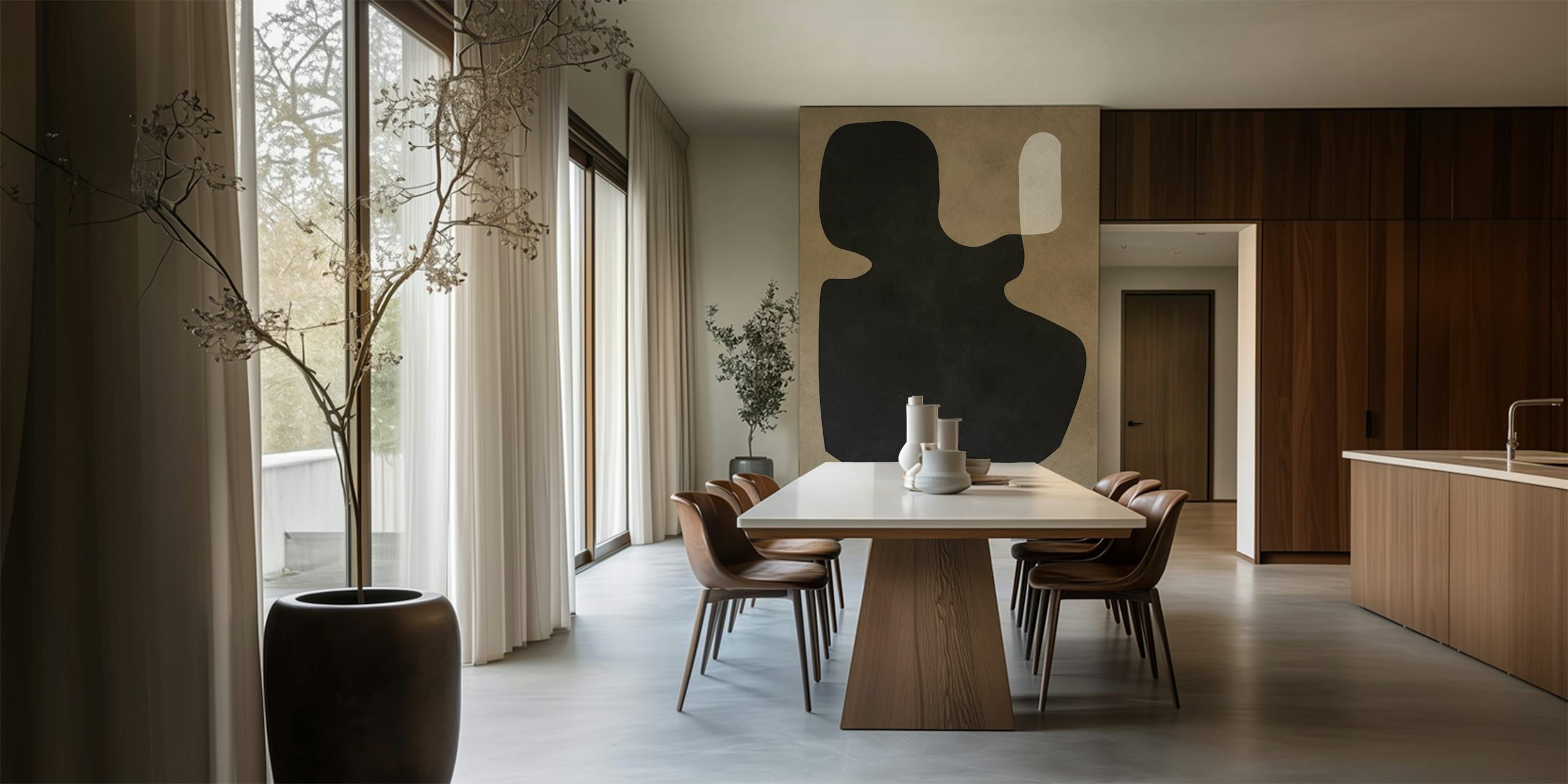 Pozadina Geometric modern art u sobi