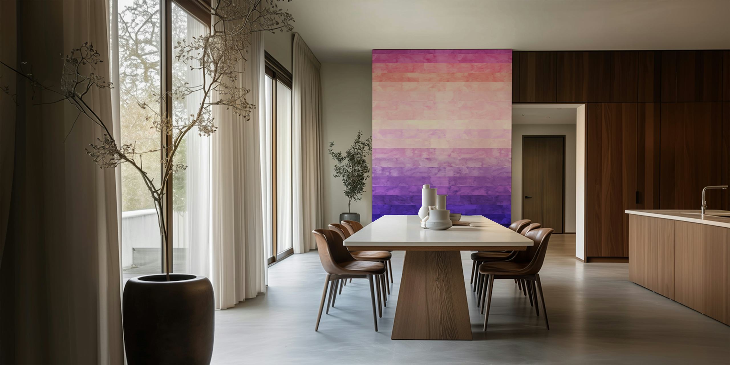 Colorful abstract watercolor wallpaper design