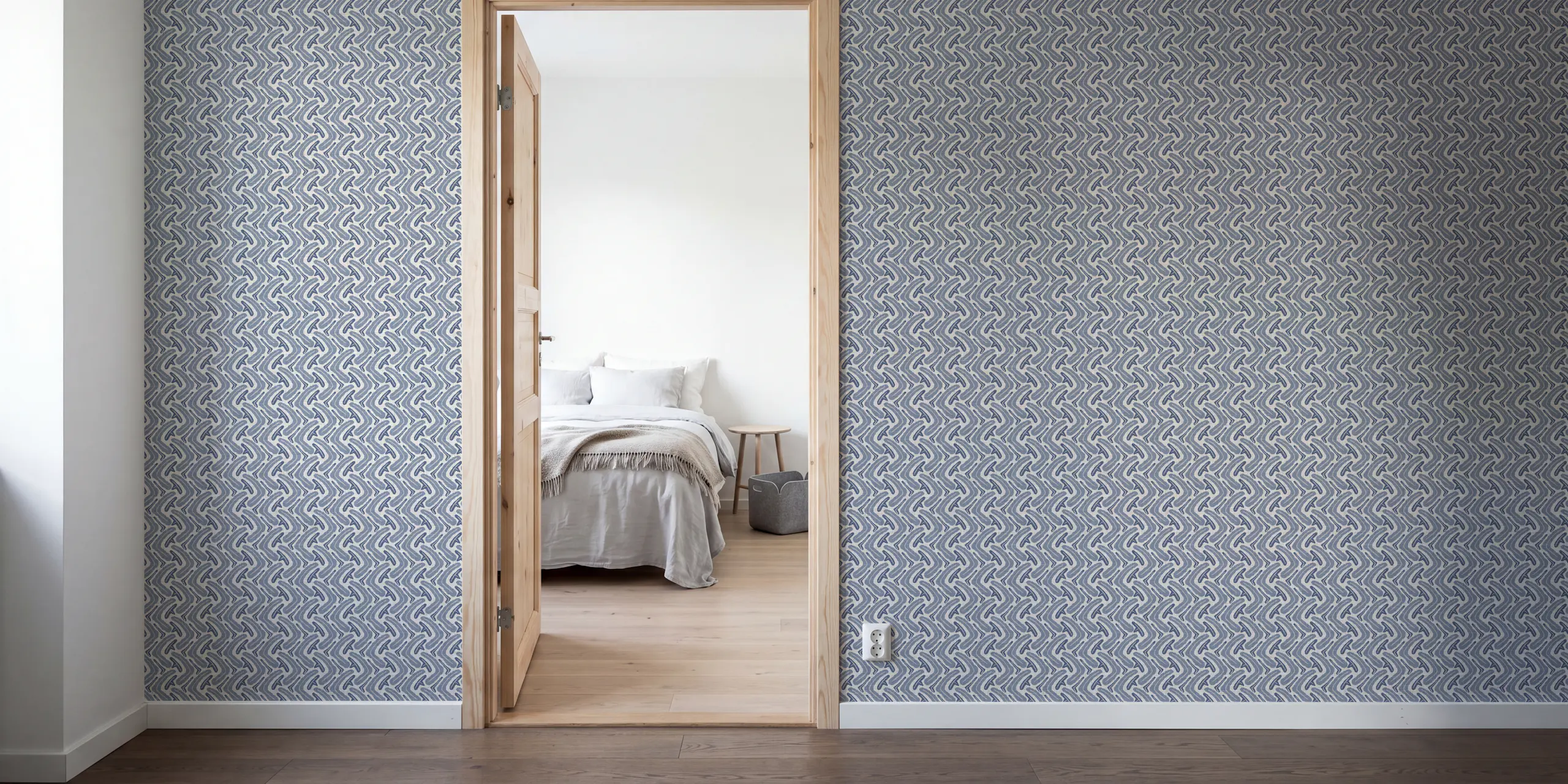 Country Cottage Style Pattern behang | Happywall.com
