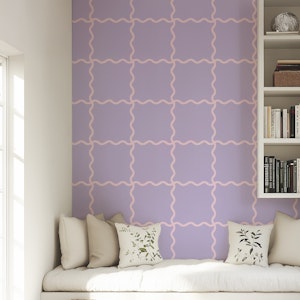 Wavy Checker Lilac