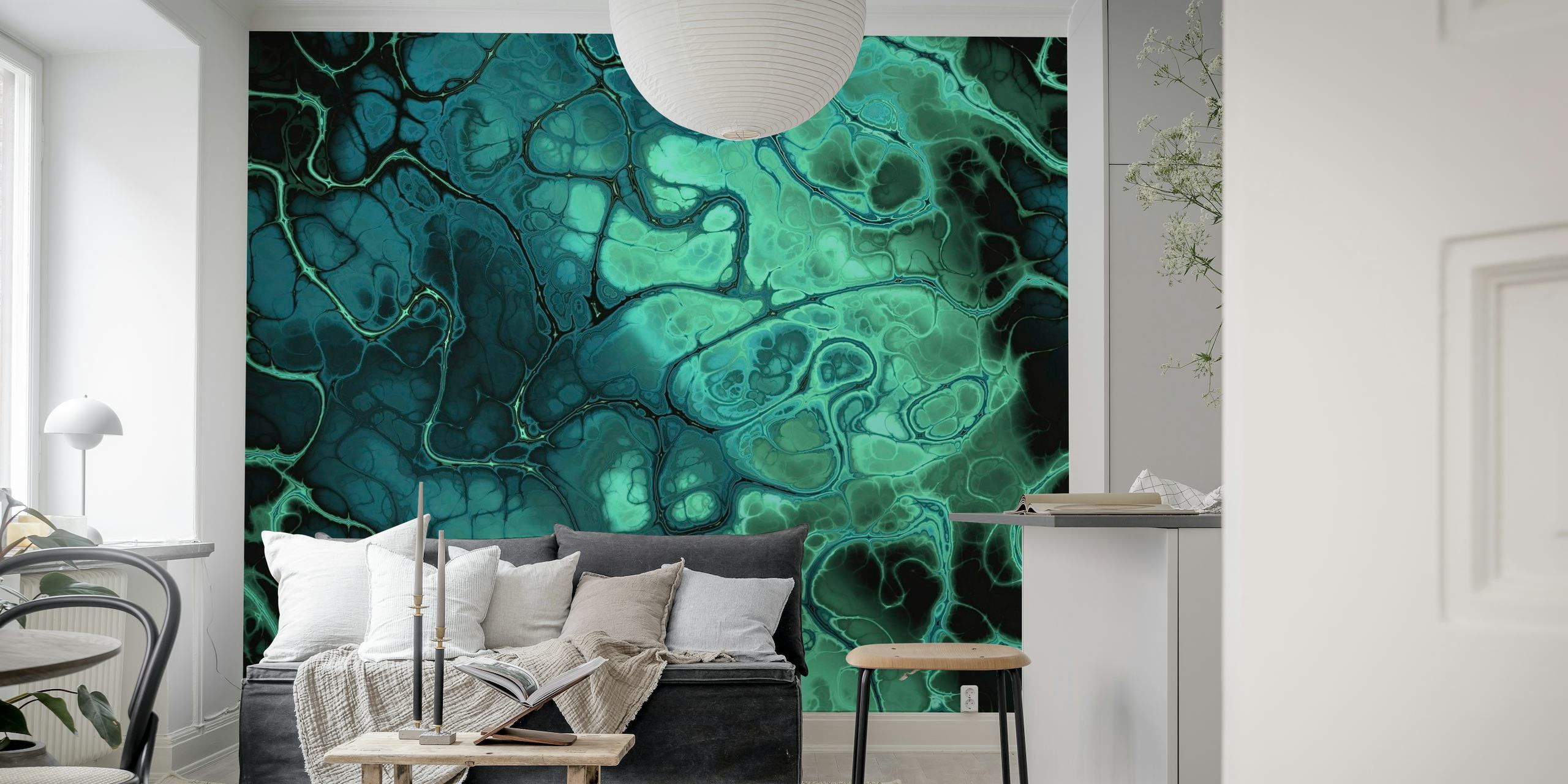 Ocean Vibes Fractal Design wallpaper