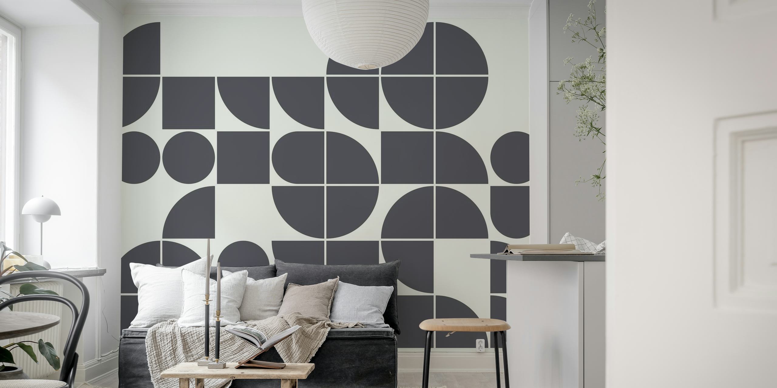 Bauhaus Grey papel de parede