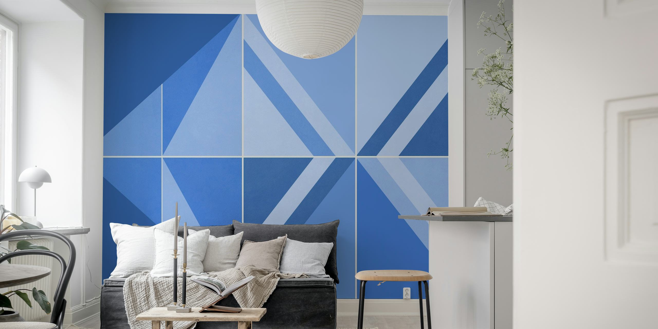 Beautiful Blue Pyramid papel de parede