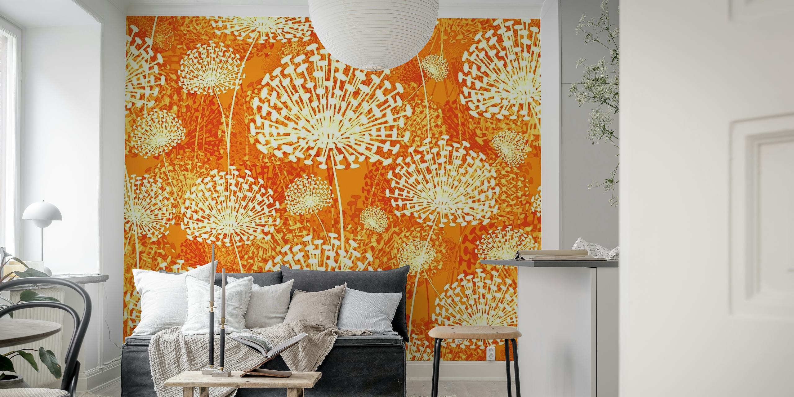Dandelions Orange tapetit