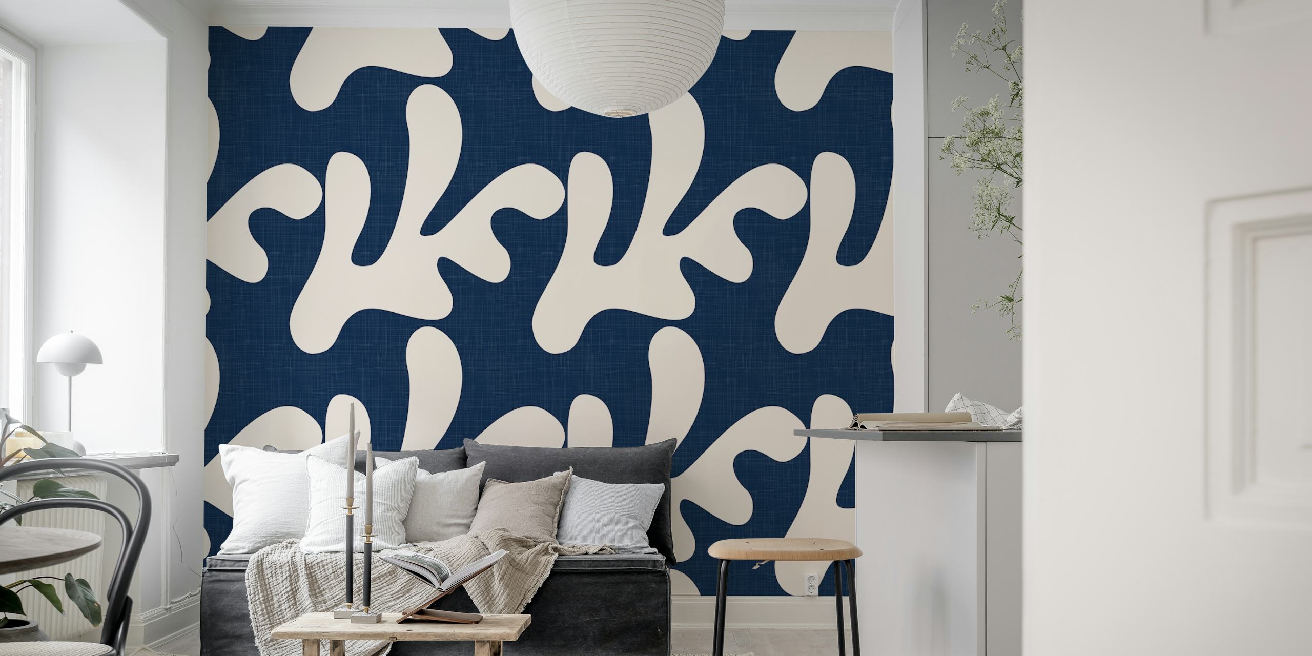 Retro Tropical Leaves WM u sobi