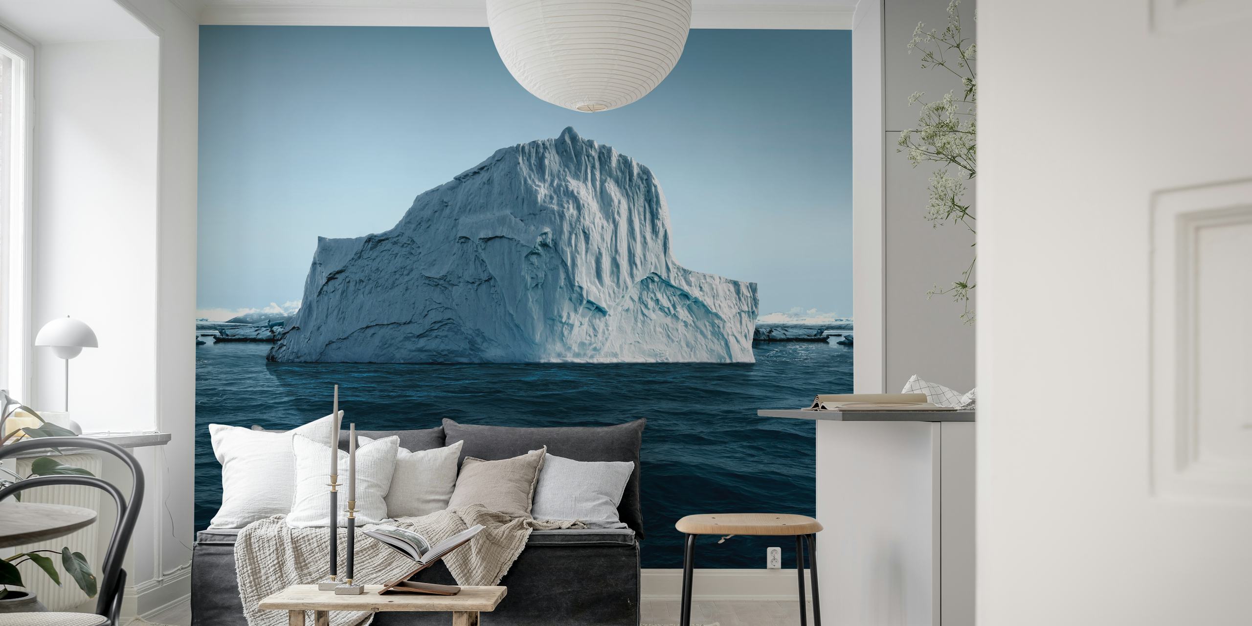Iceberg Ocean tapet i ett rum
