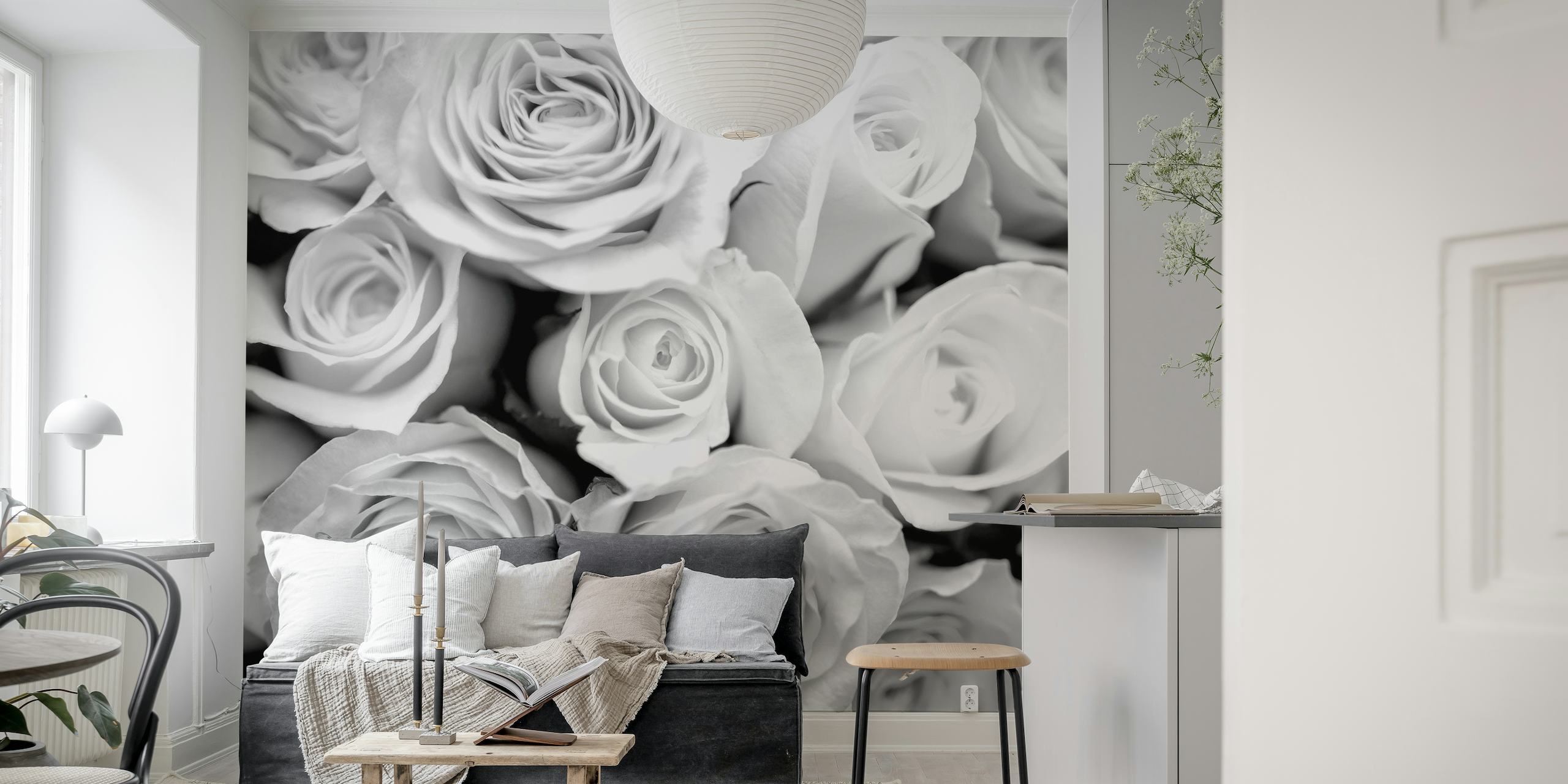 Bunch of roses wallpaper