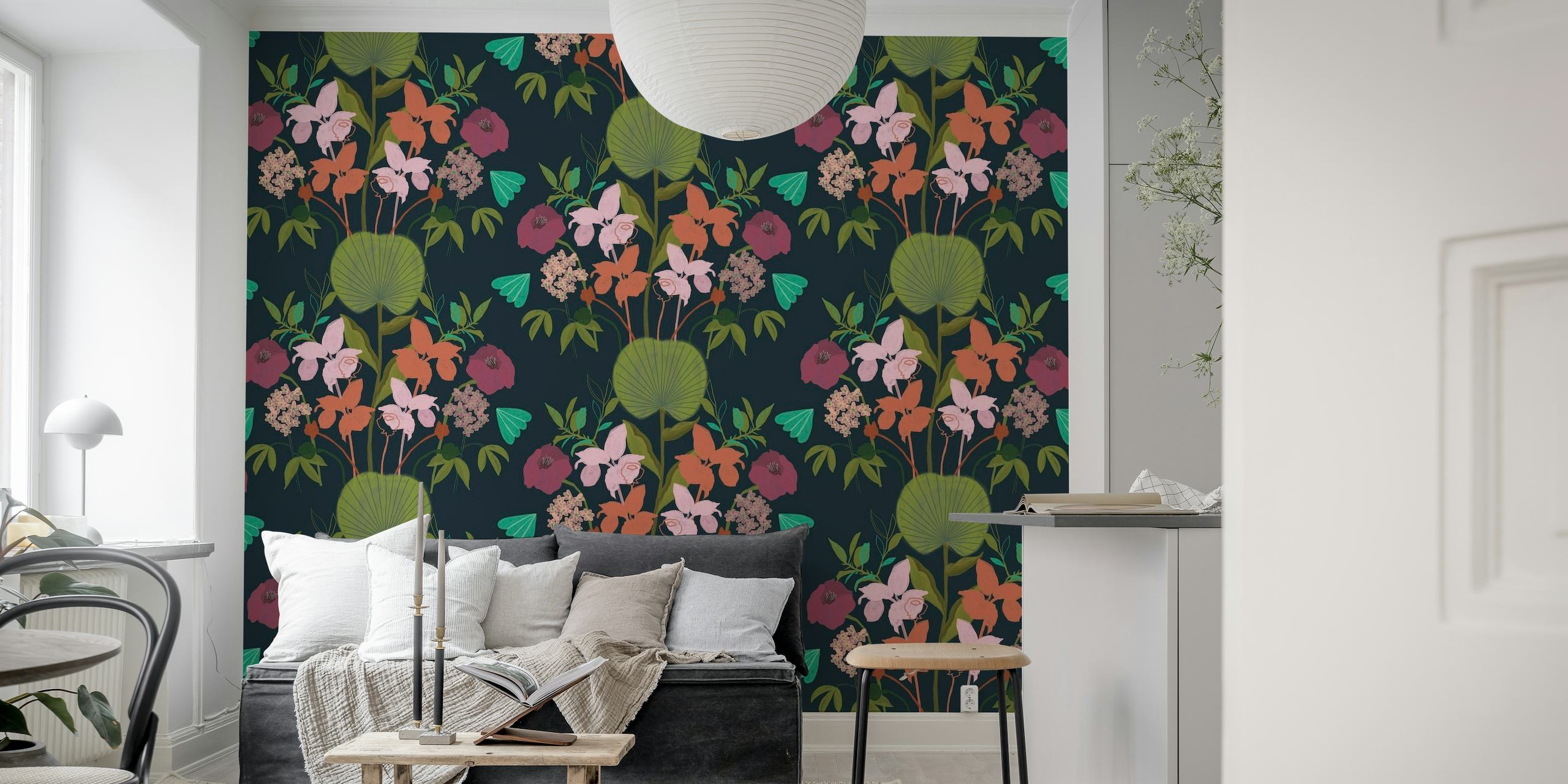 Lotus Leaf - Charcoal wallpaper