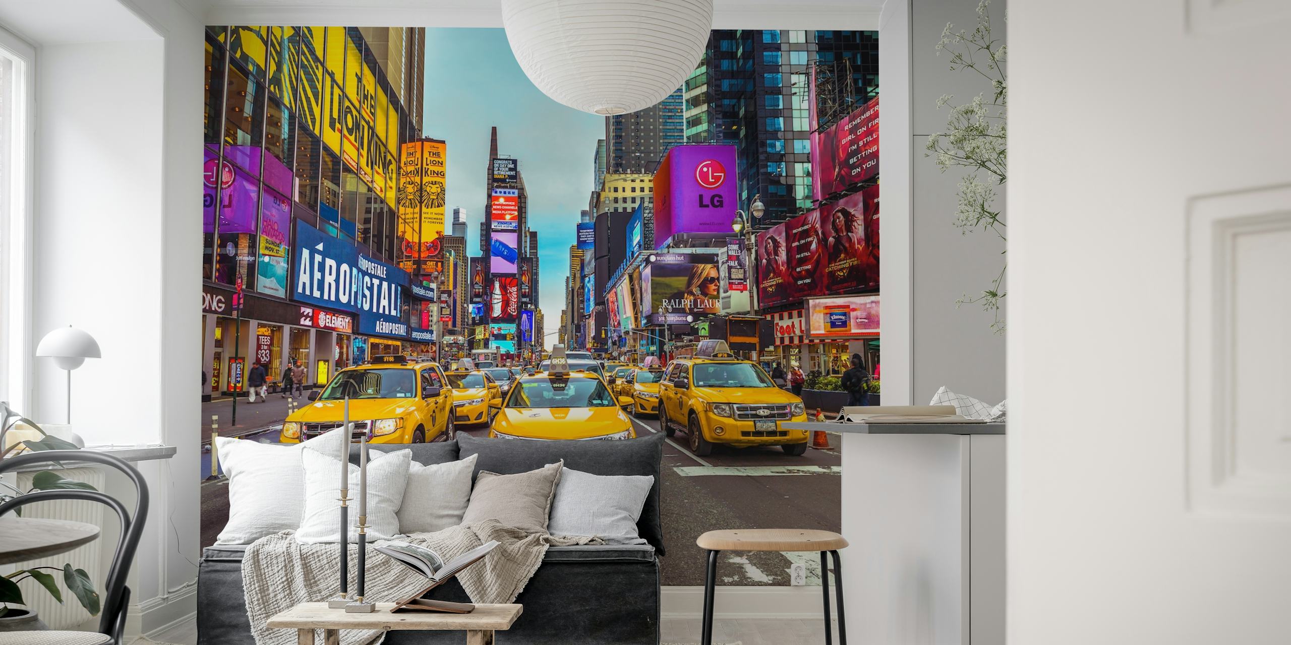 New York's Urban Pulse wallpaper design