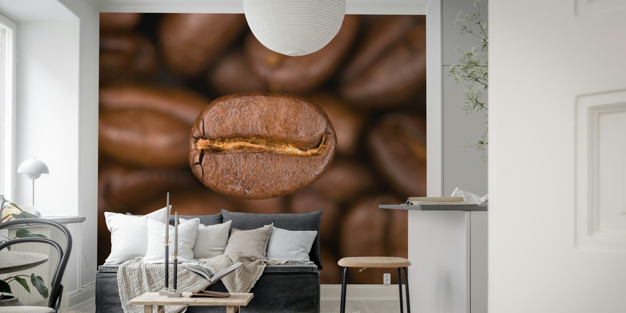 Wallpaper featuring roasted coffee beans