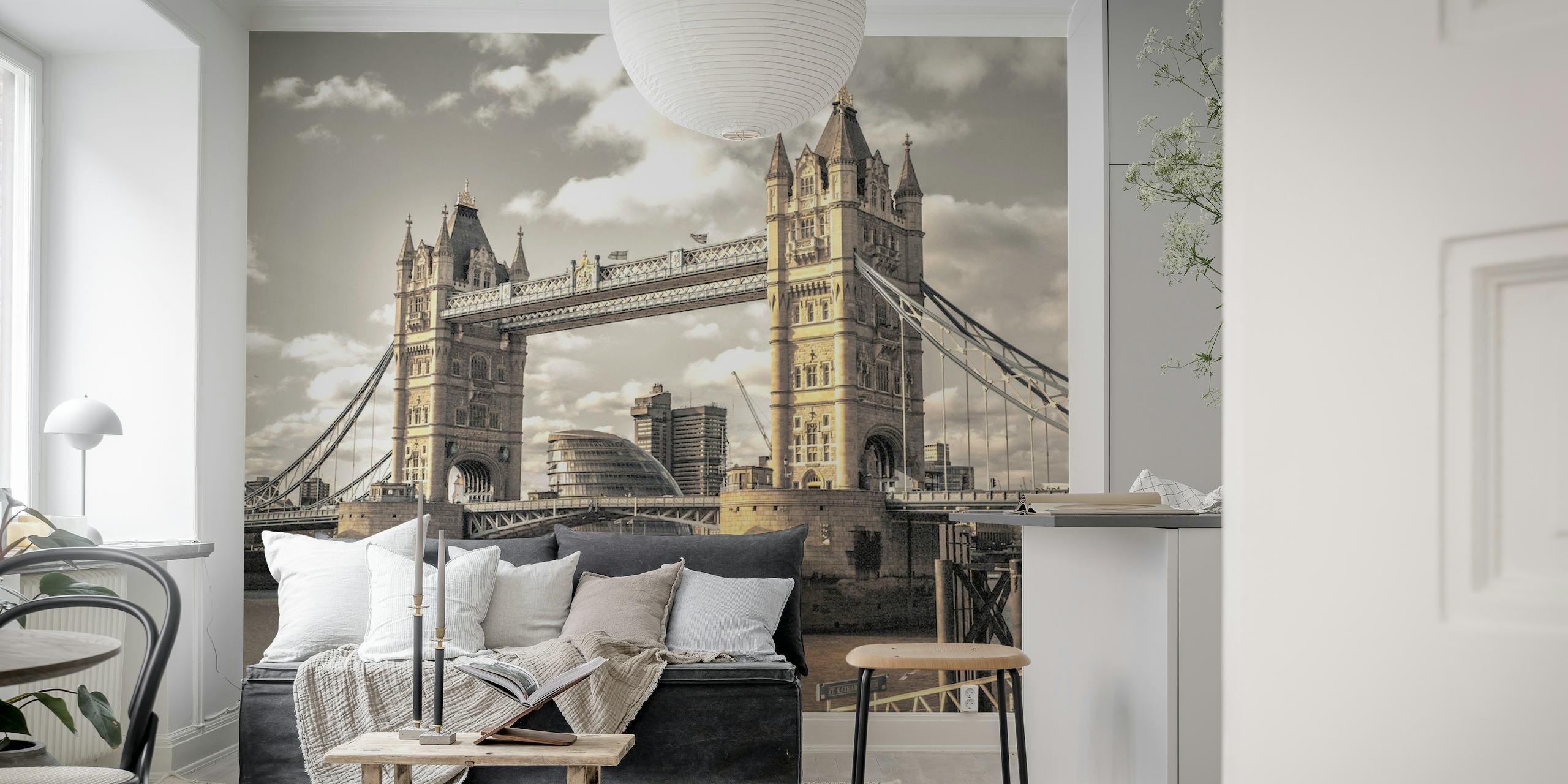 London Bridge papel pintado