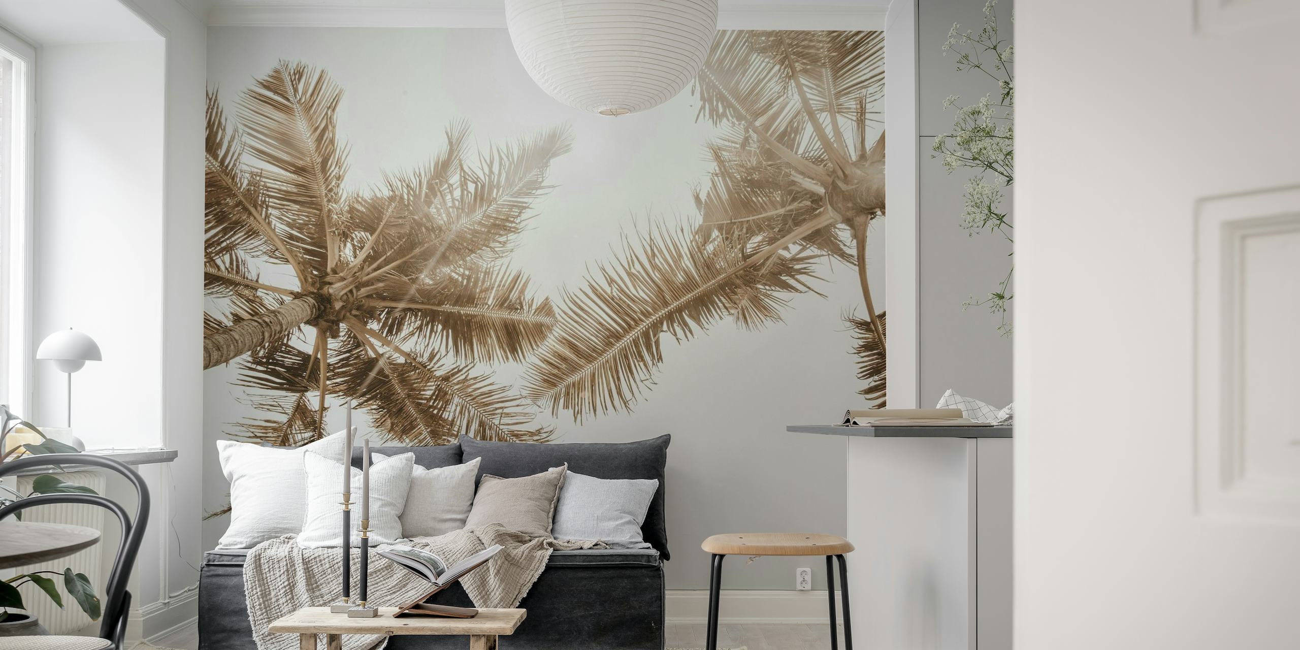 Golden Palm Trees wallpaper