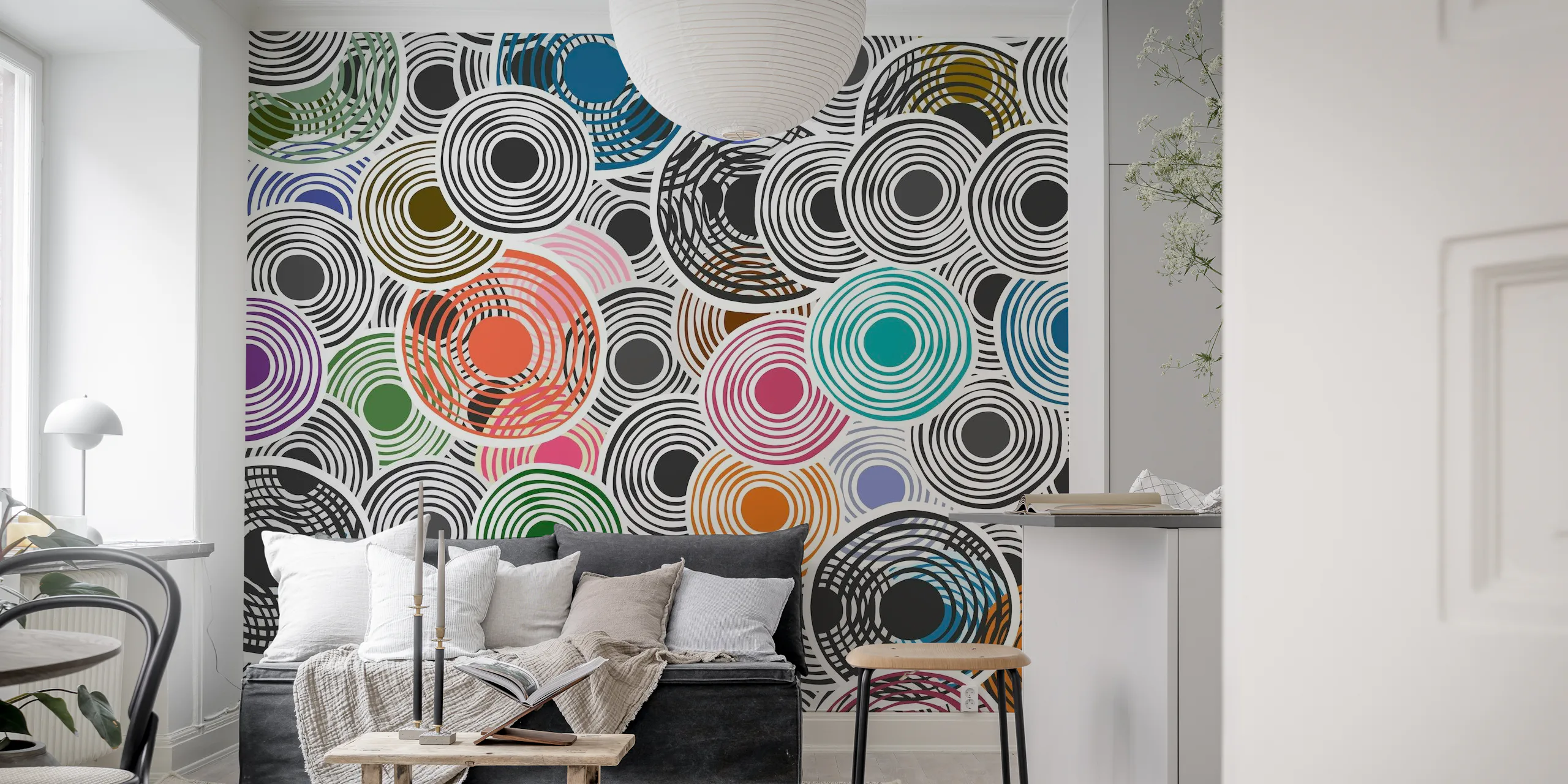 Multiple Circles wallpaper | Happywall