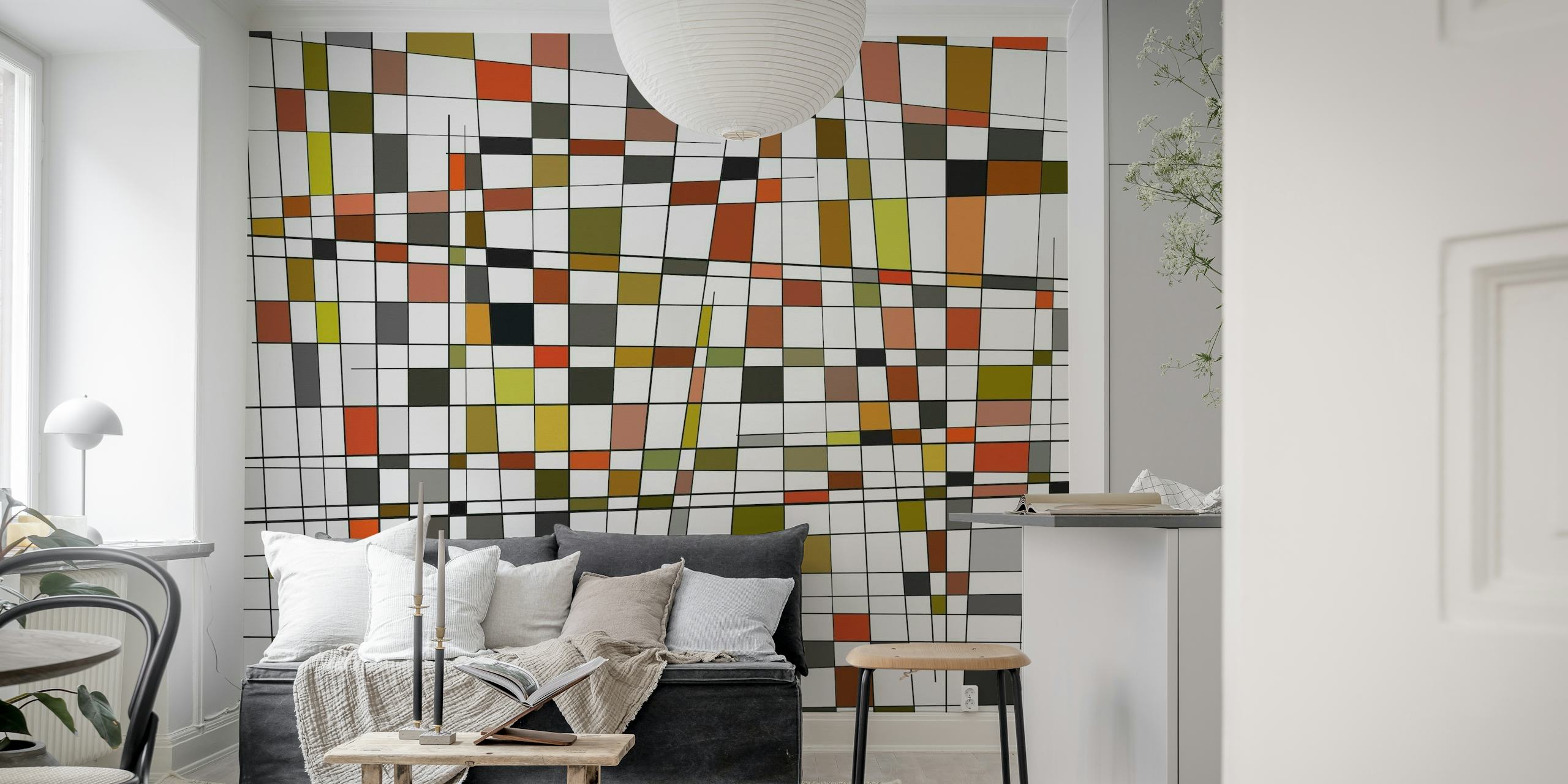 Multiple Rectangles Wallpaper | Buy Wallpapers Online - Happywall