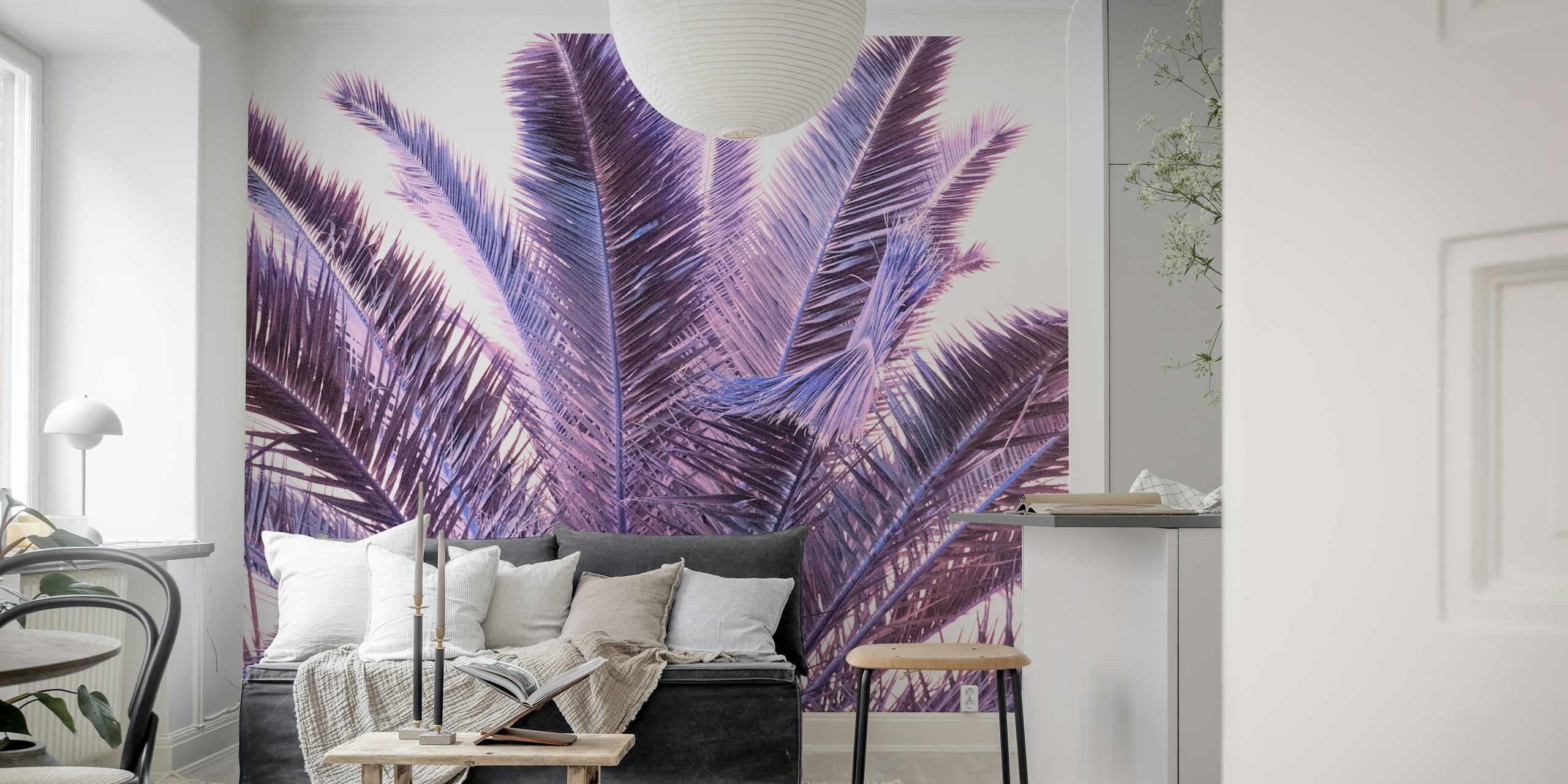 Palm Leaves Beach Dream tapet i et rum