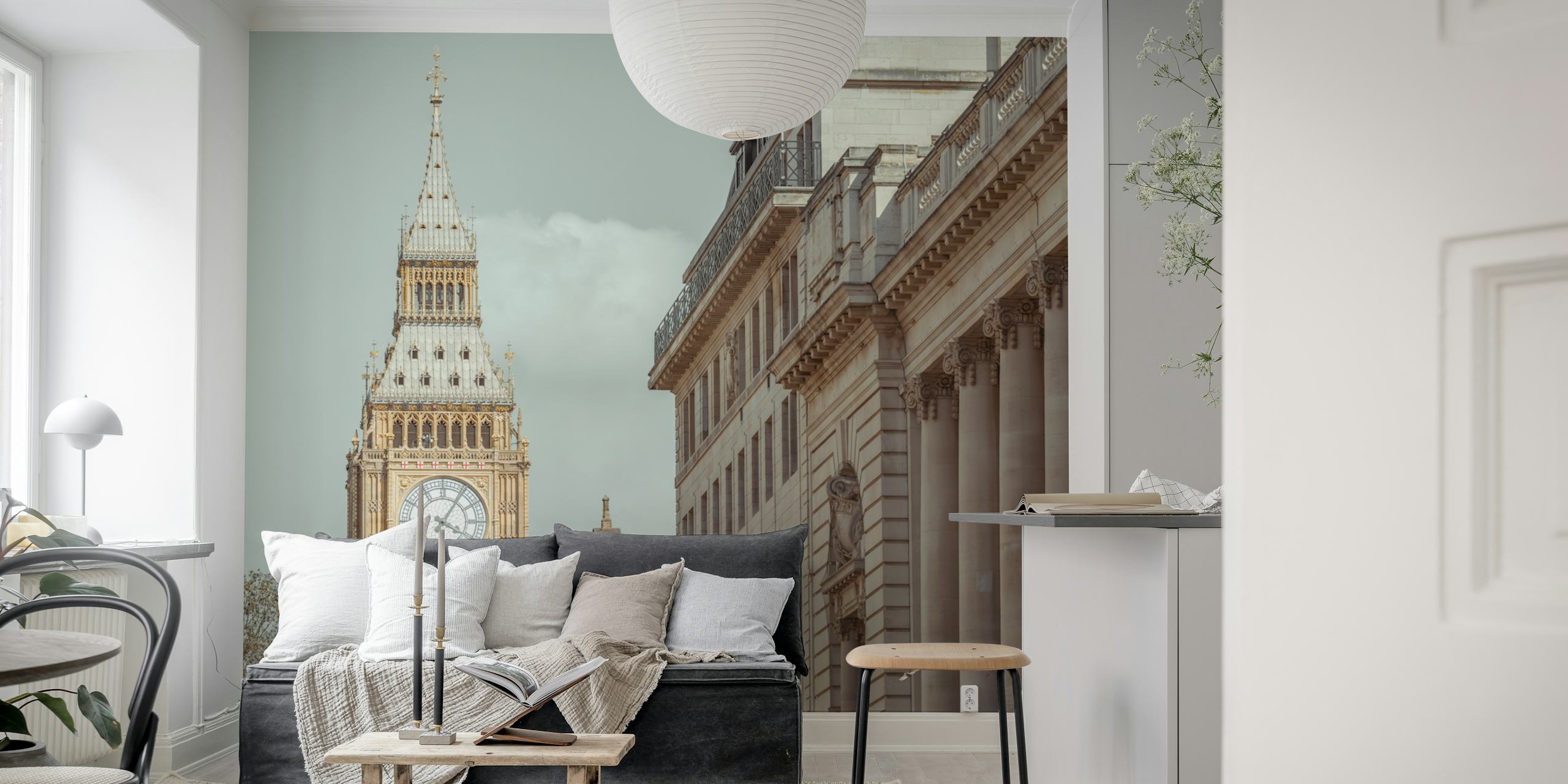 Timeless London tapetti huoneessa