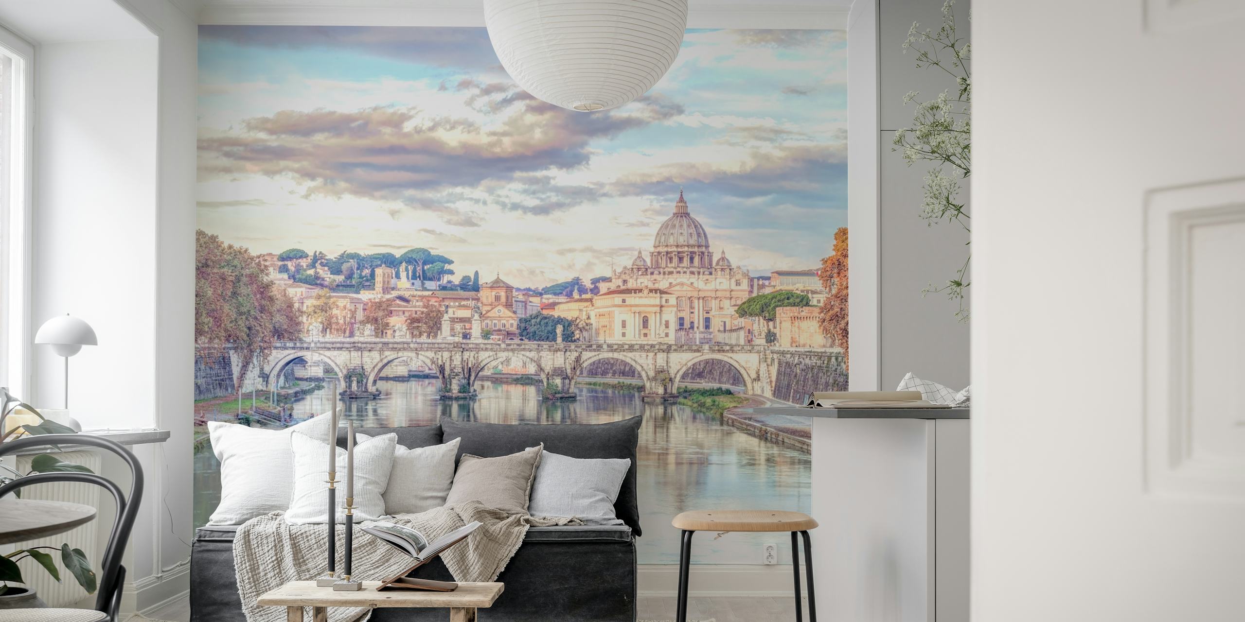 Basilica di San Pietro papel pintado en una habitación