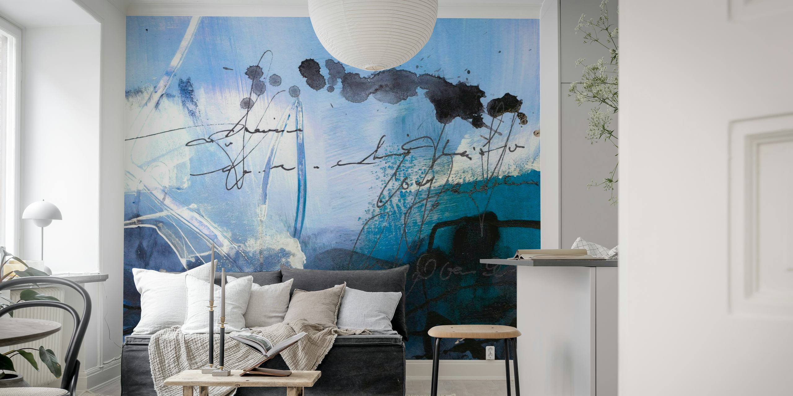 Ocean Tales Blue Impressions wallpaper
