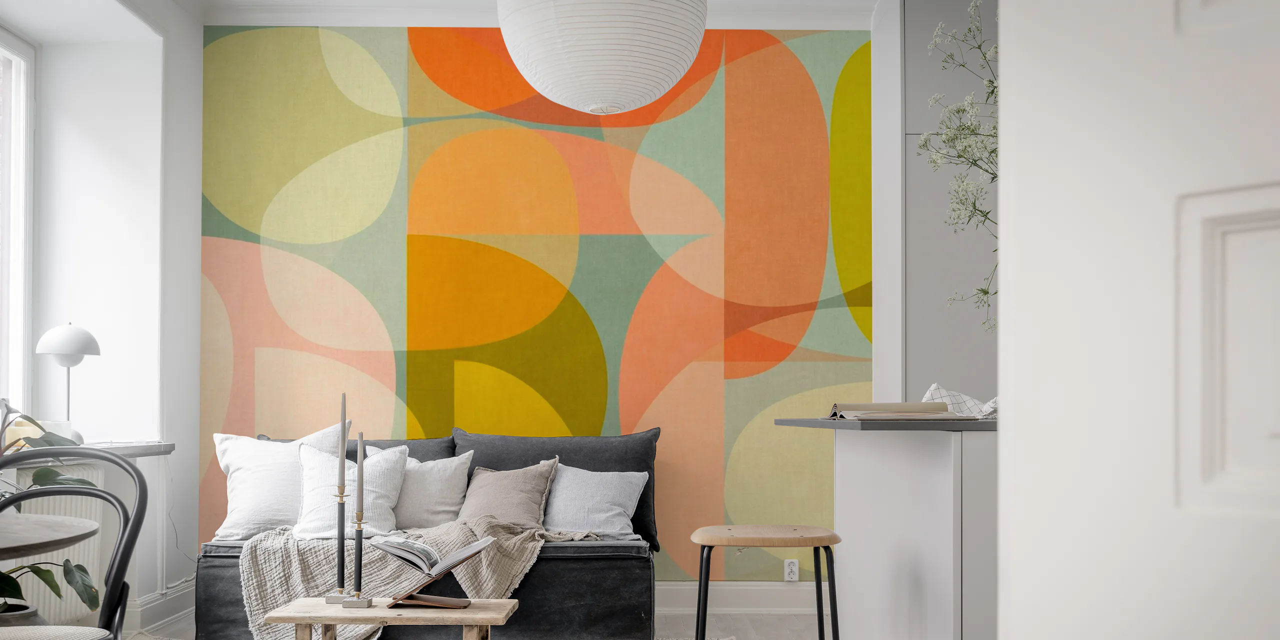 Introduce a touch of modern artistry to your space with the 'Semi ...