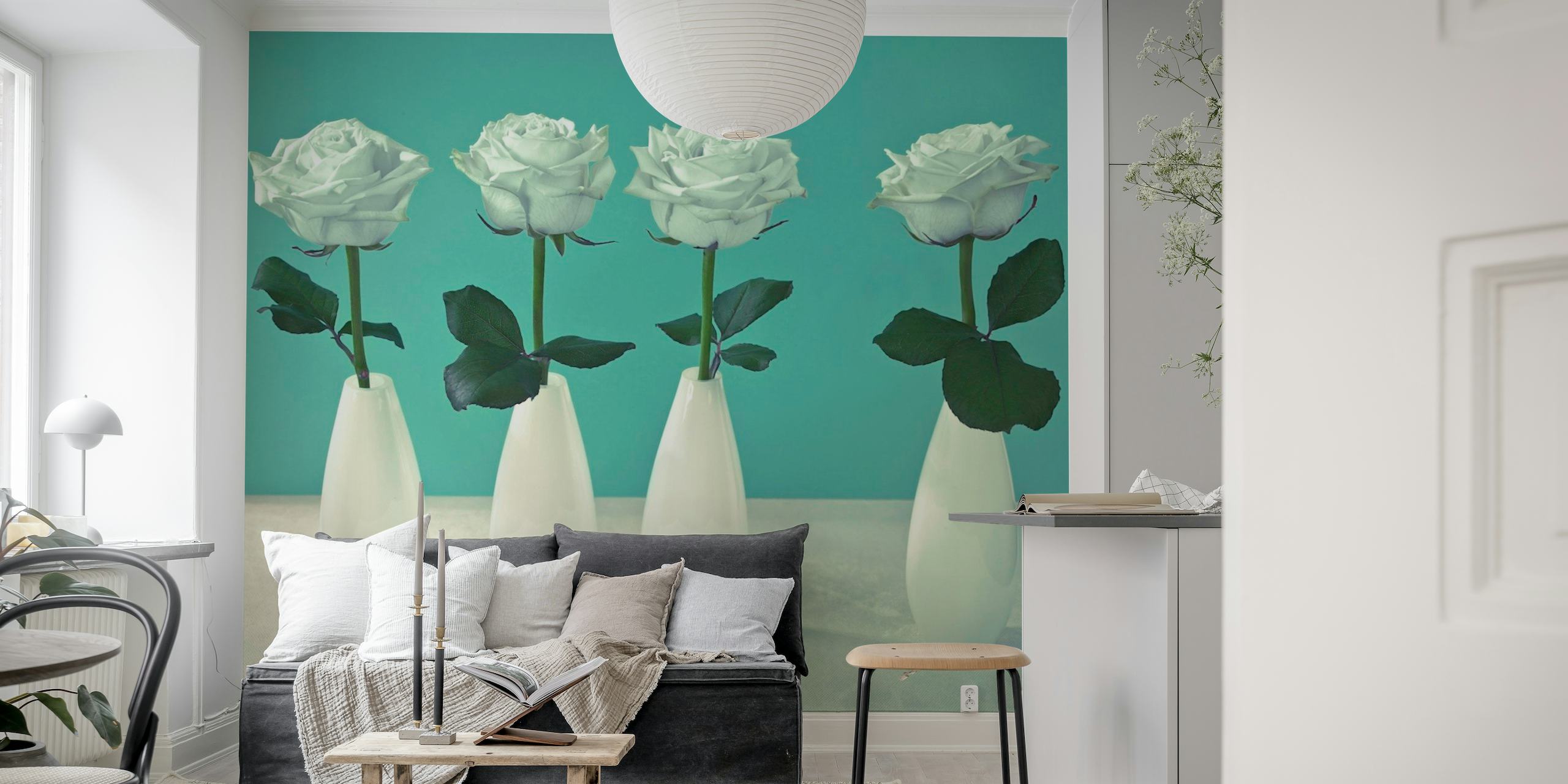 Floral Quartet wallpaper