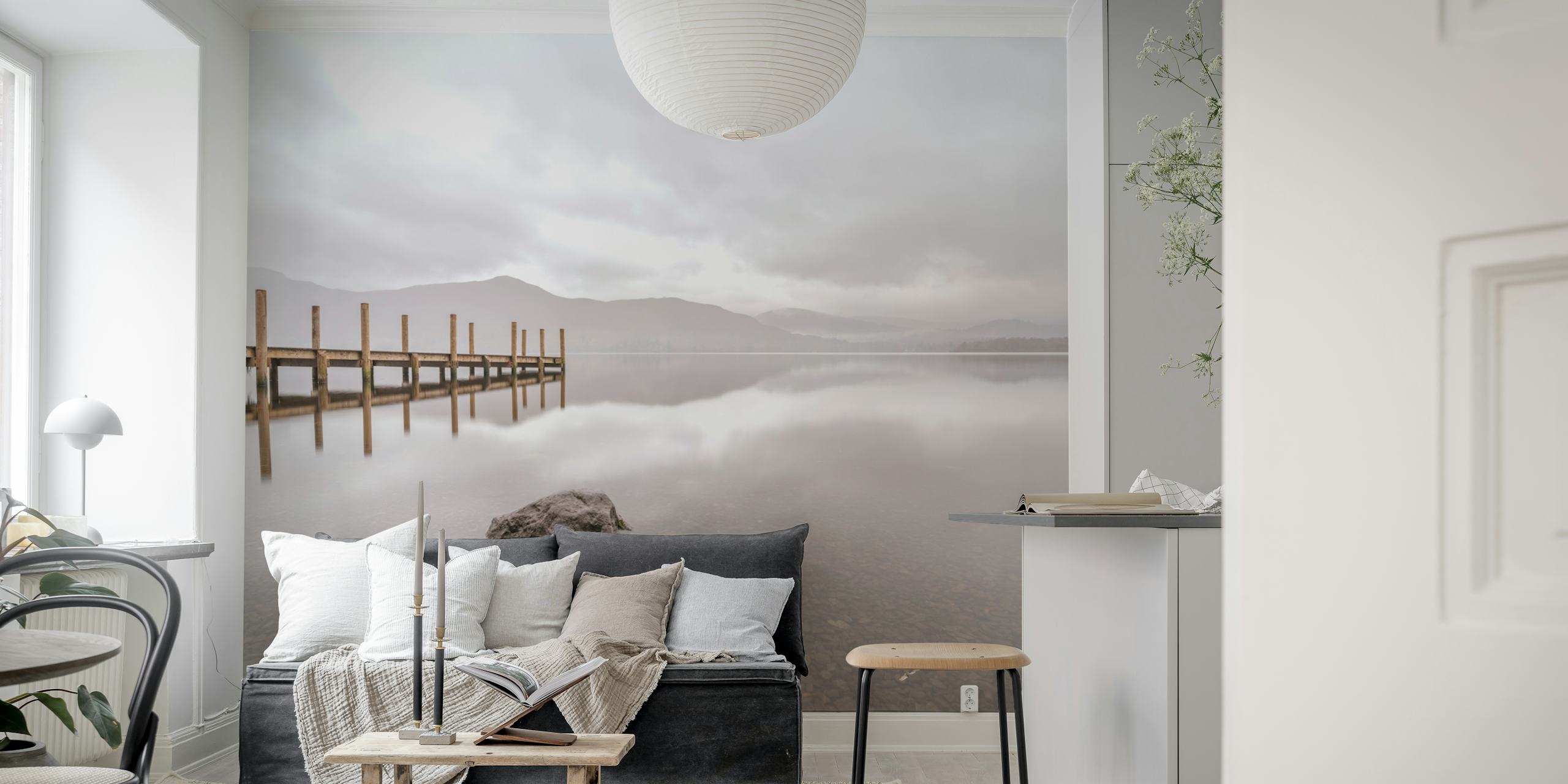 Papel de parede Derwentwater Vista em um quarto