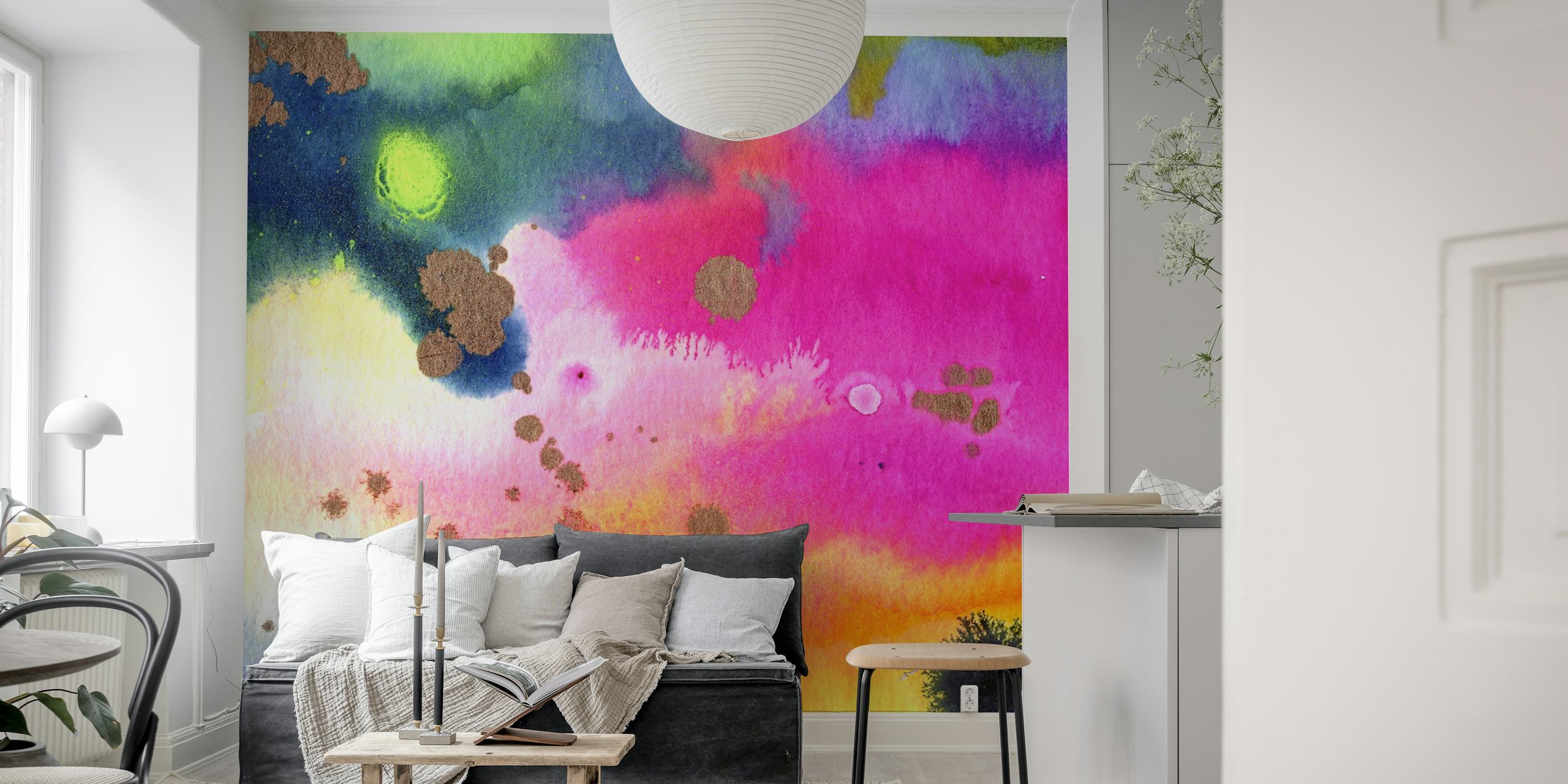 Prisma wallpaper design in a room