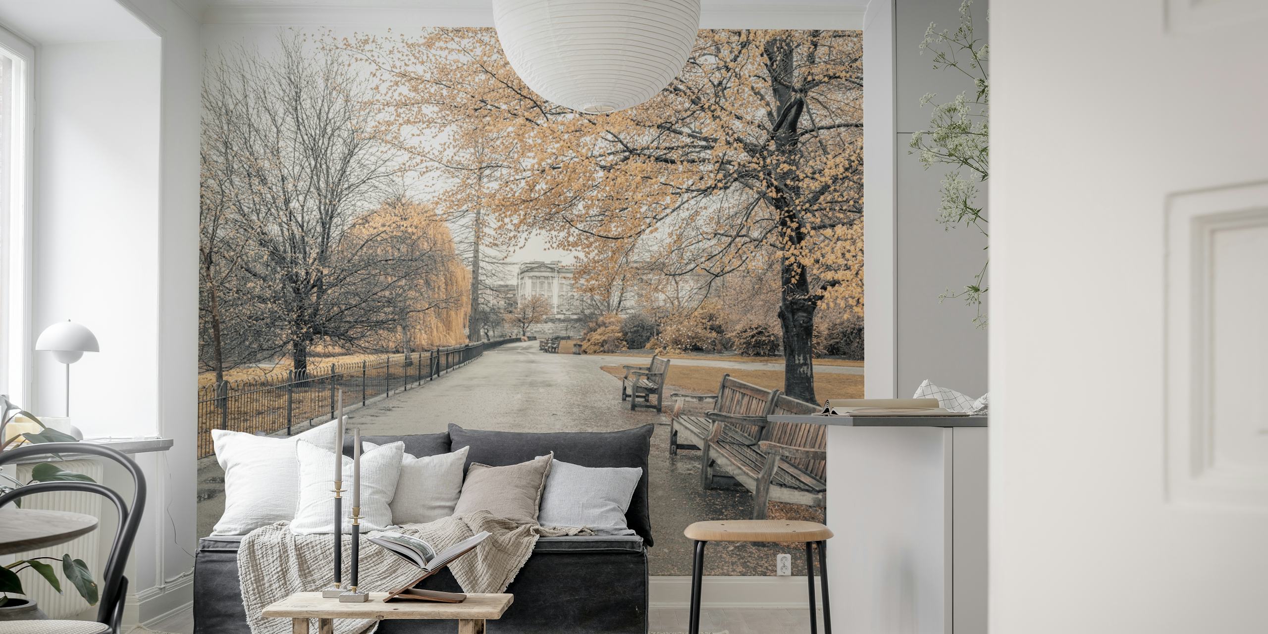 Papel de parede Picturesque St James Park em um quarto