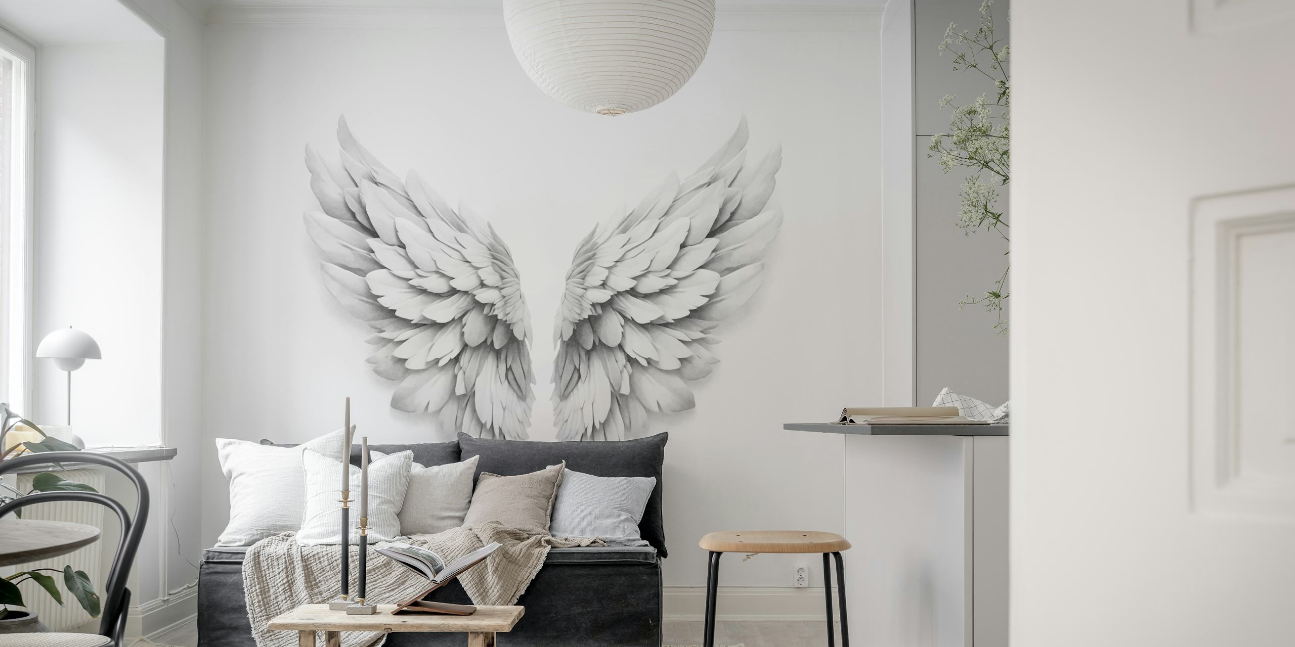 Ταπετσαρία Guardian Angel Wings σε μια αίθουσα