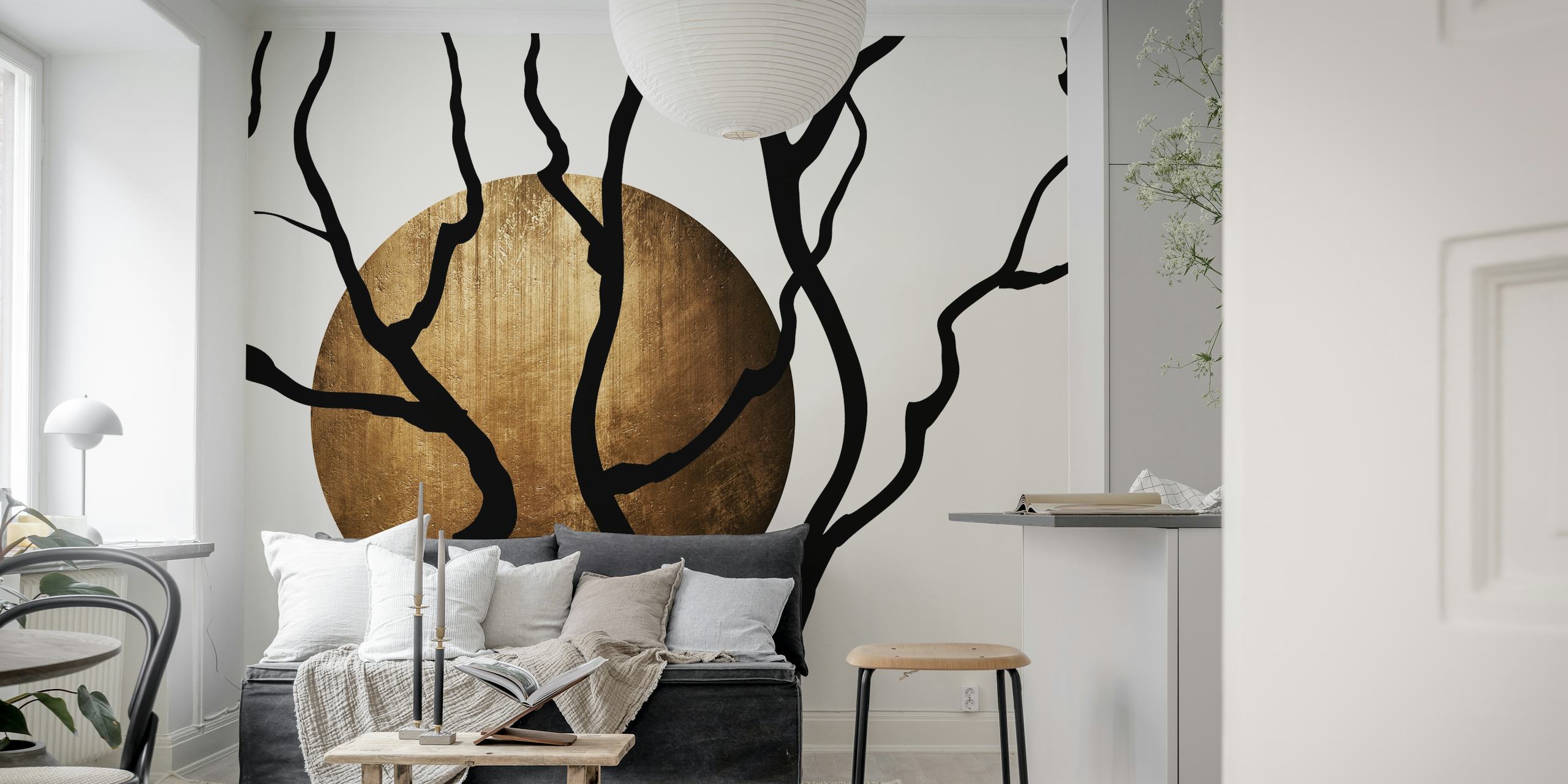 Feng Shui wallpaper design in a room