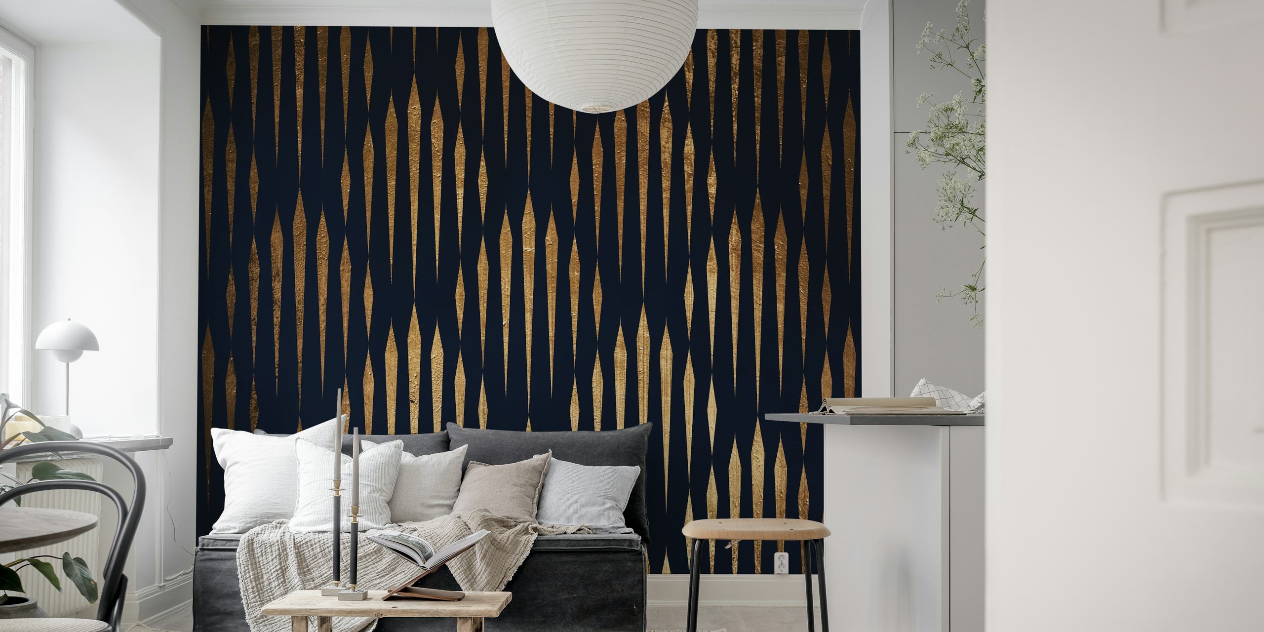 Papel pintado Mystic River en un interior elegante