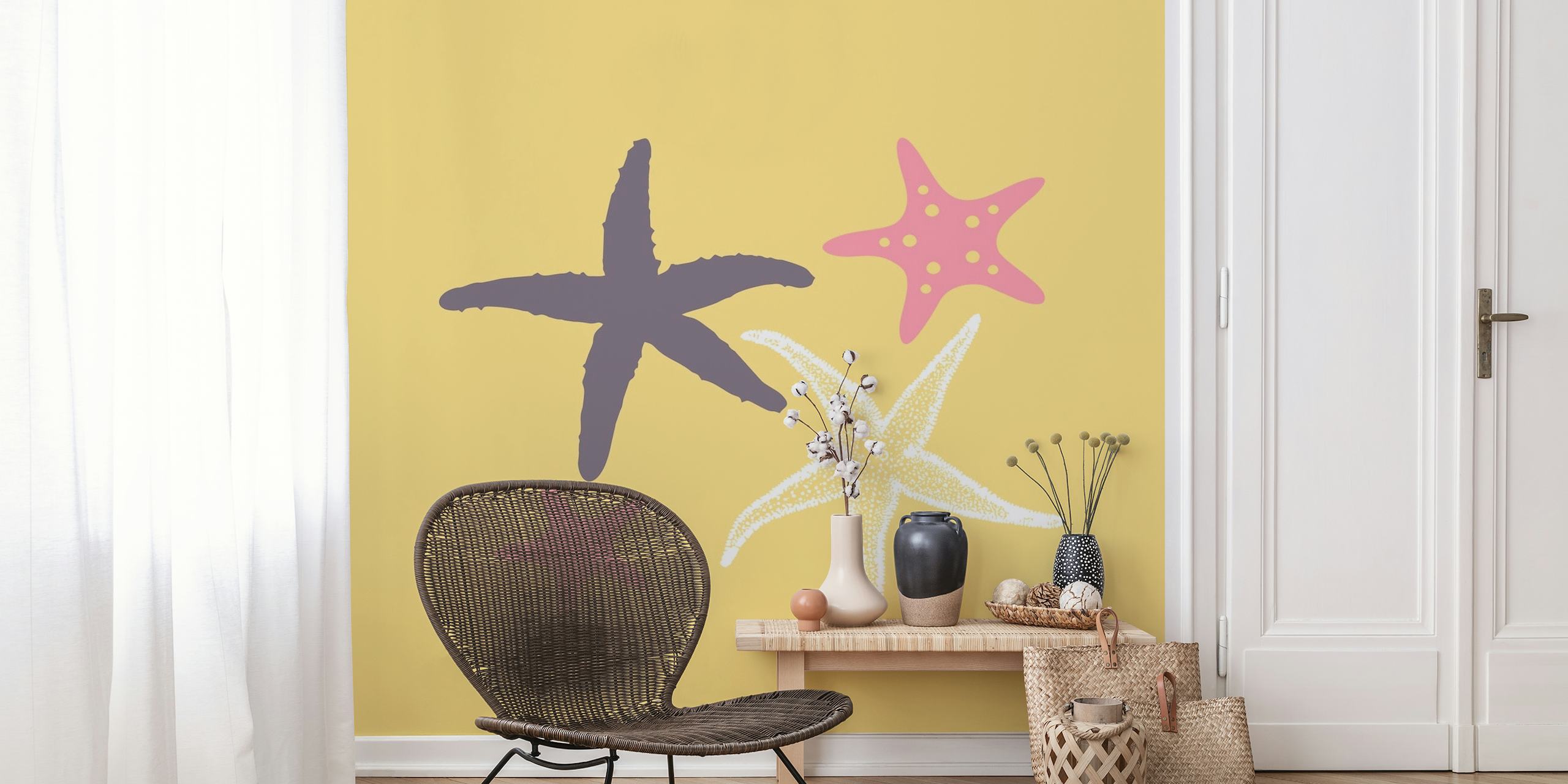 Yellow Sea Stars Ocean wallpaper