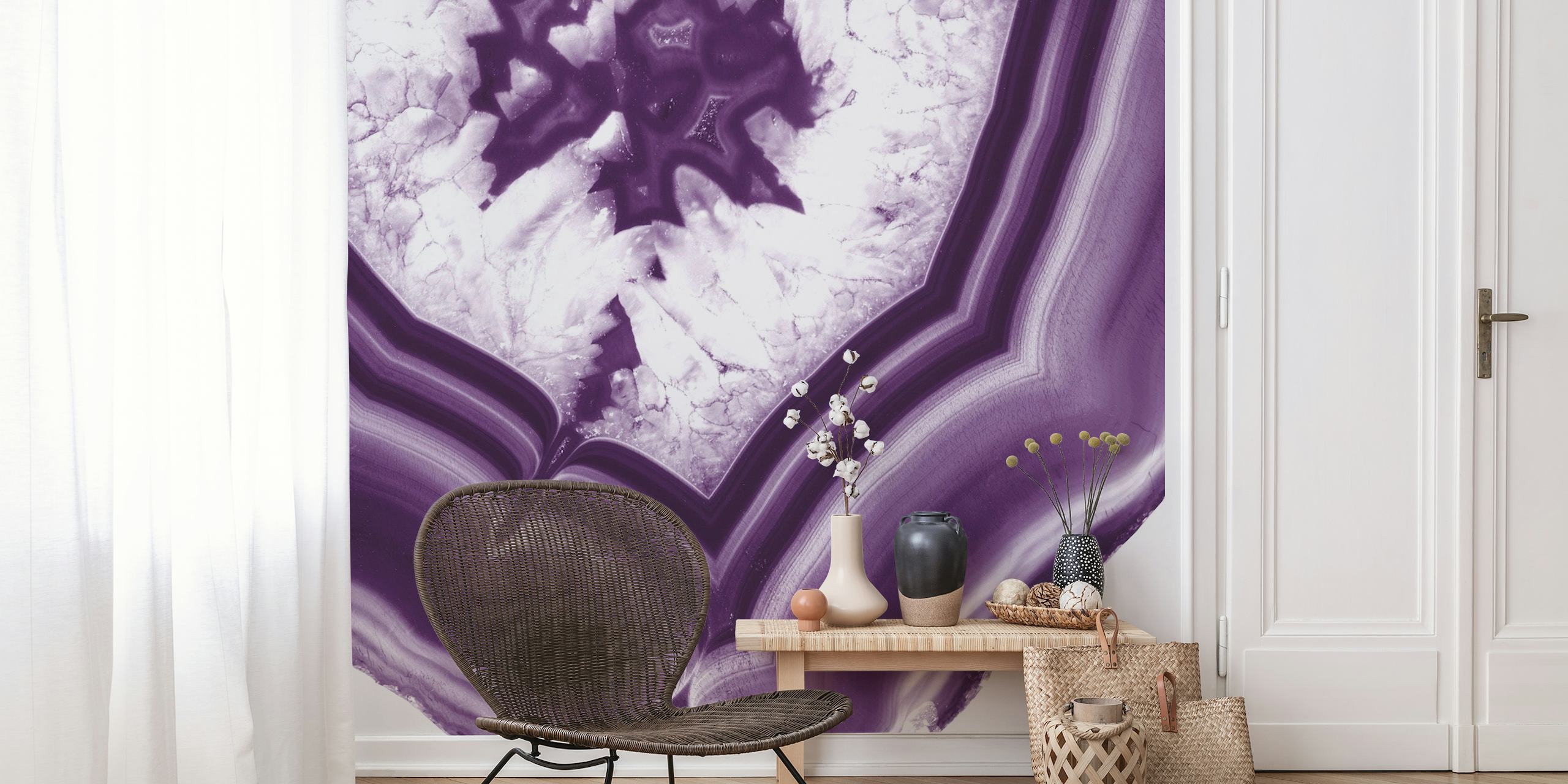 Purple Agate Glam 1 wallpaper
