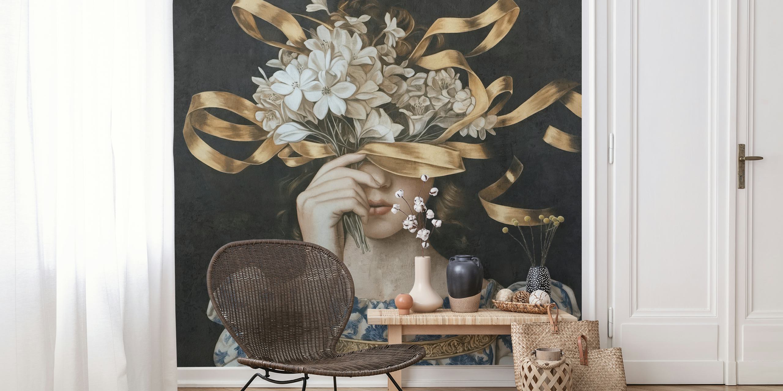 Tapeta Dolce Vita Blooming Portrait v pokoji