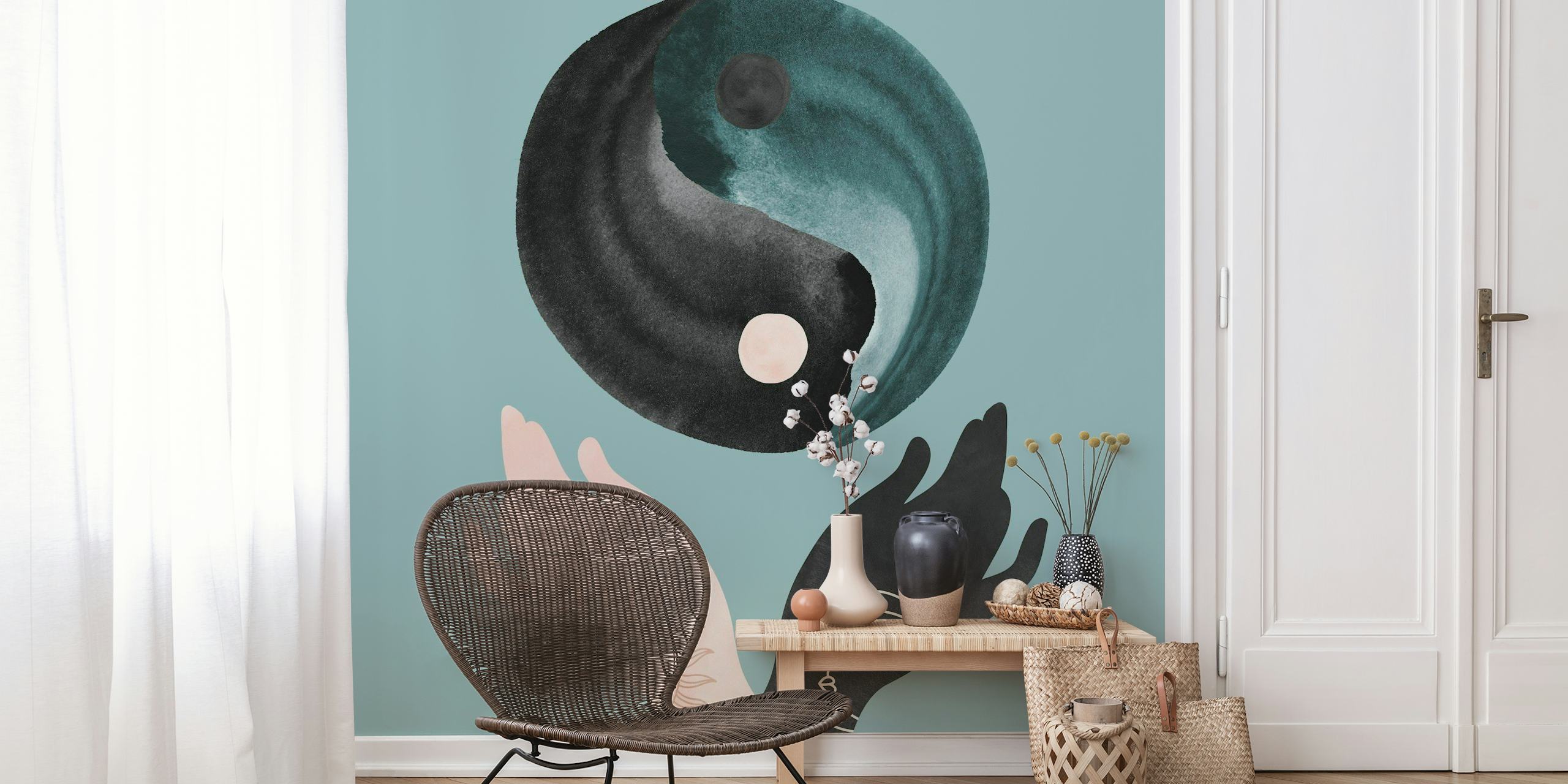 Yin Yang Balance Wallpaper - Happywall