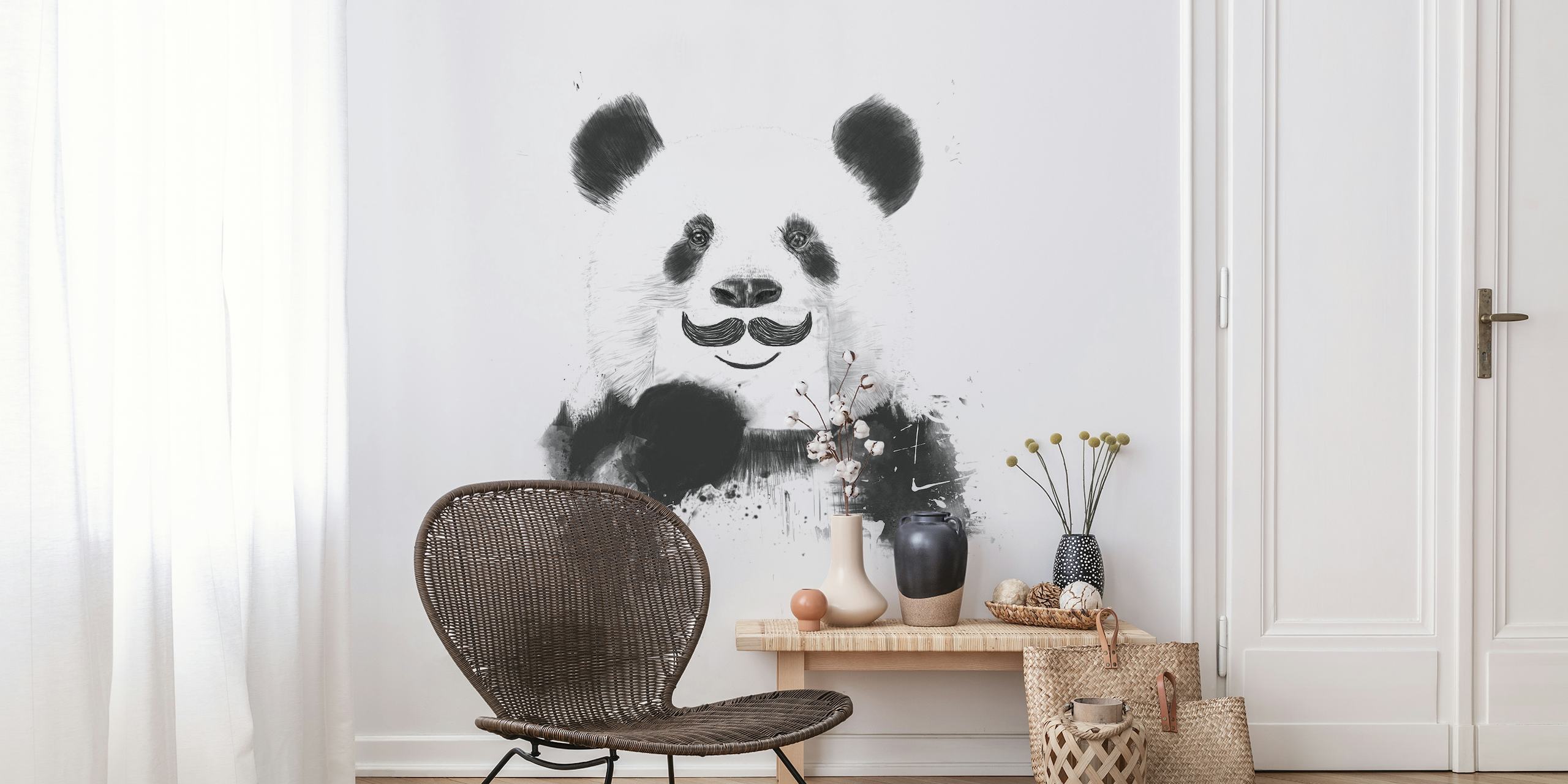 Funny panda tapete
