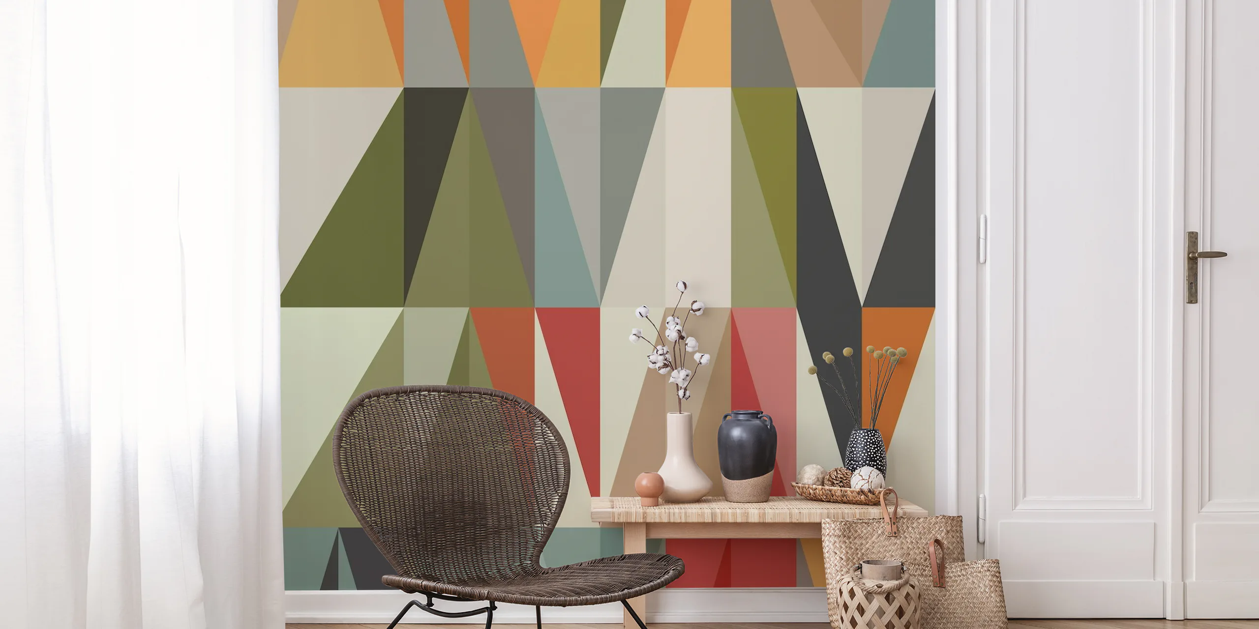 Stunning Geometric Wall Murals Online image