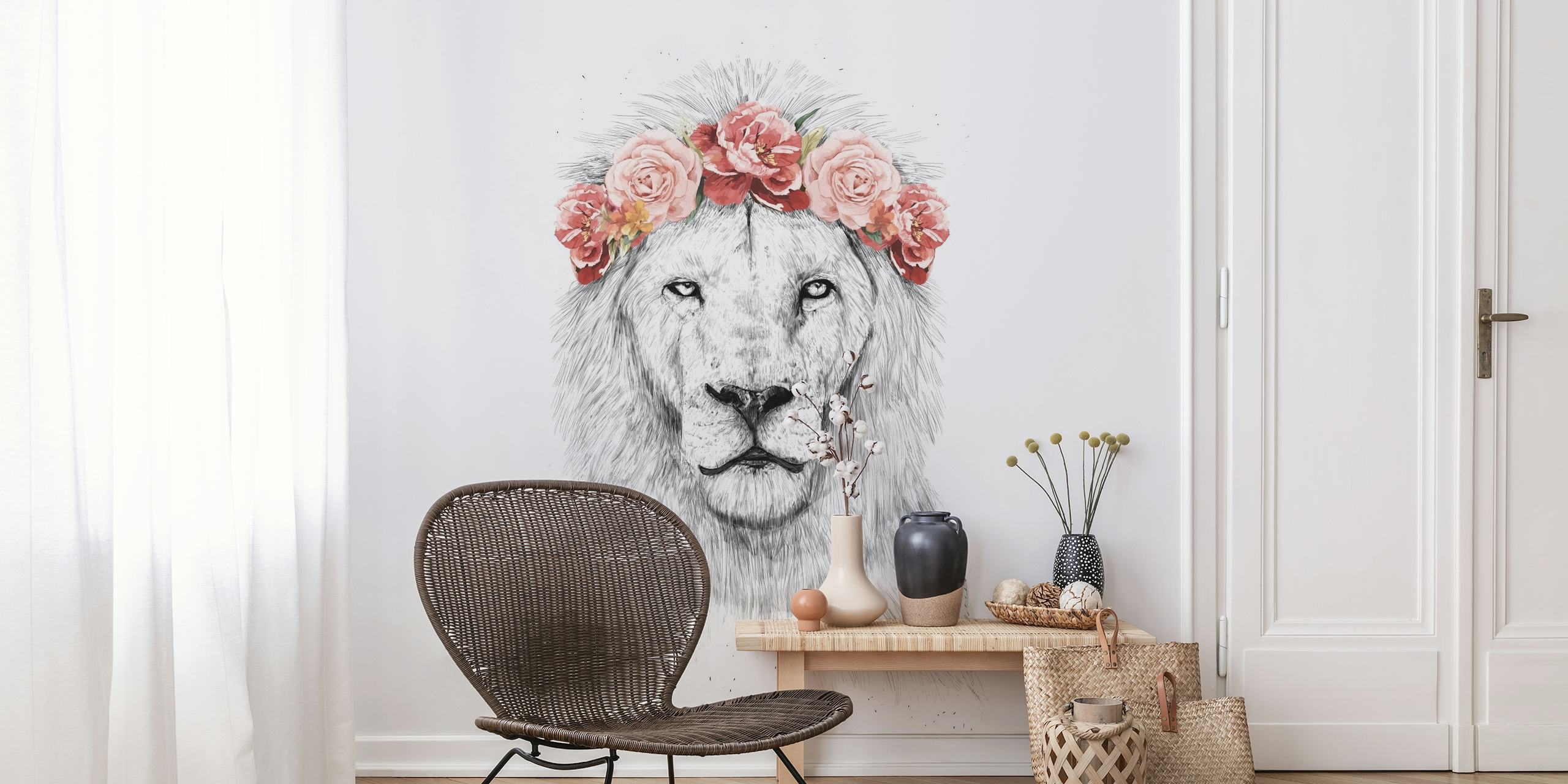 Festival lion papel pintado