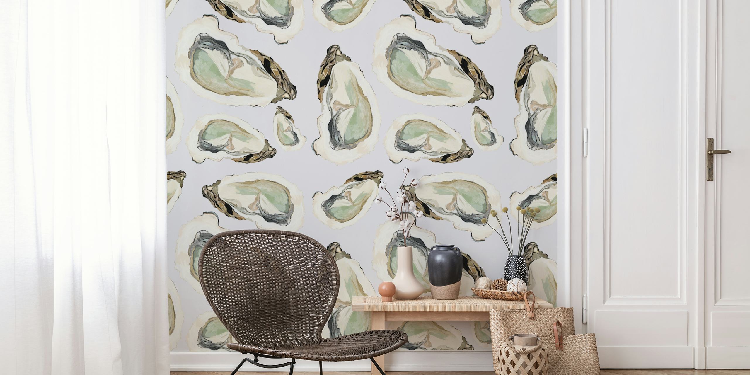 Tahiti wallpaper design in a room