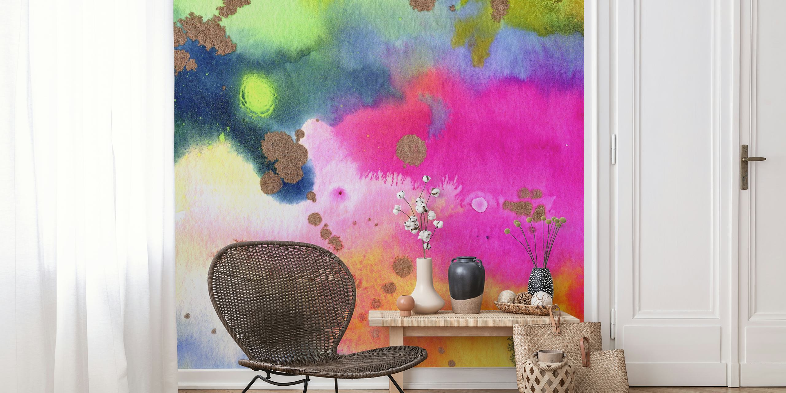 Prisma wallpaper design in a room