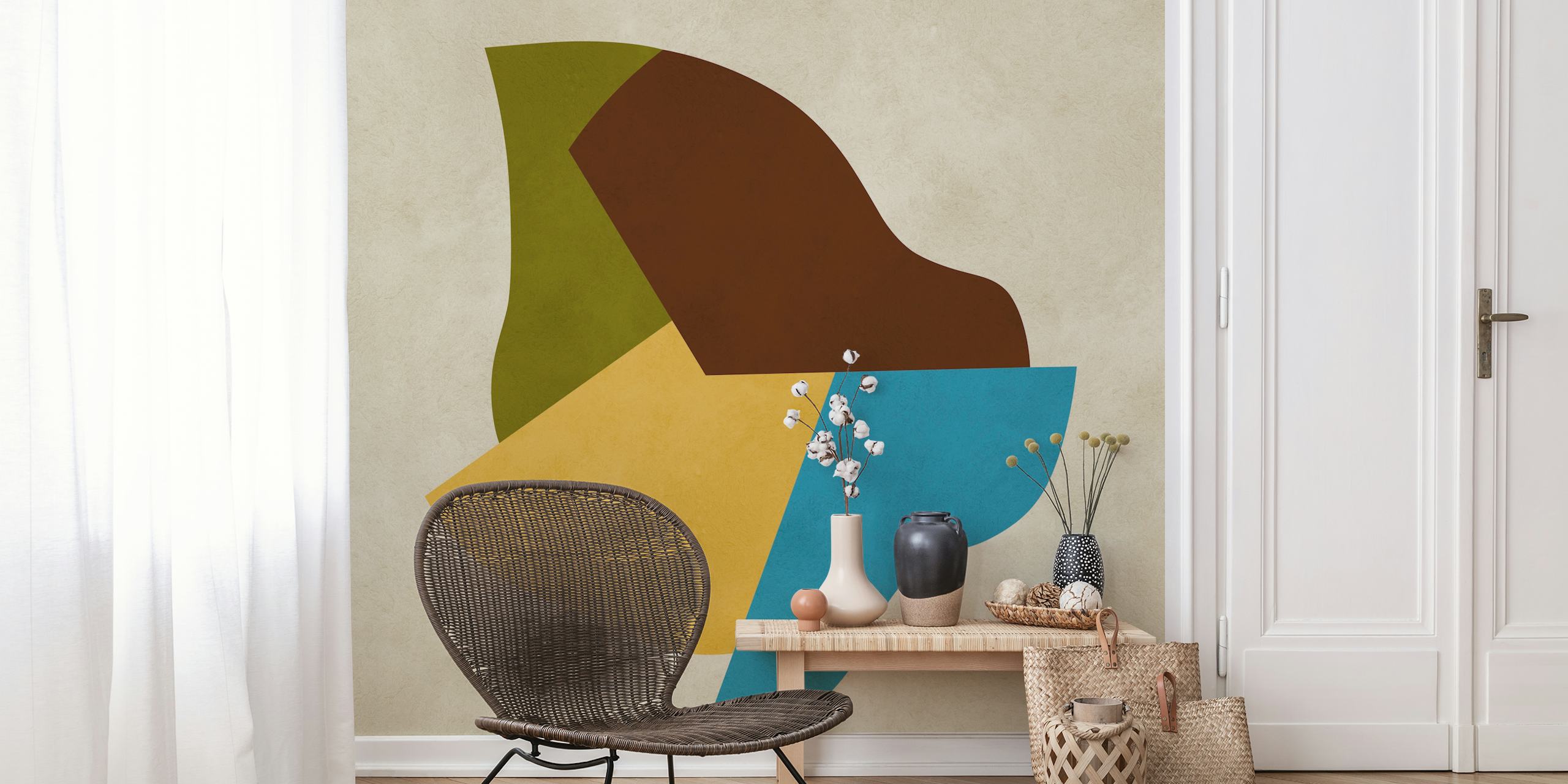 Modern and contemporary wallpaper in a room