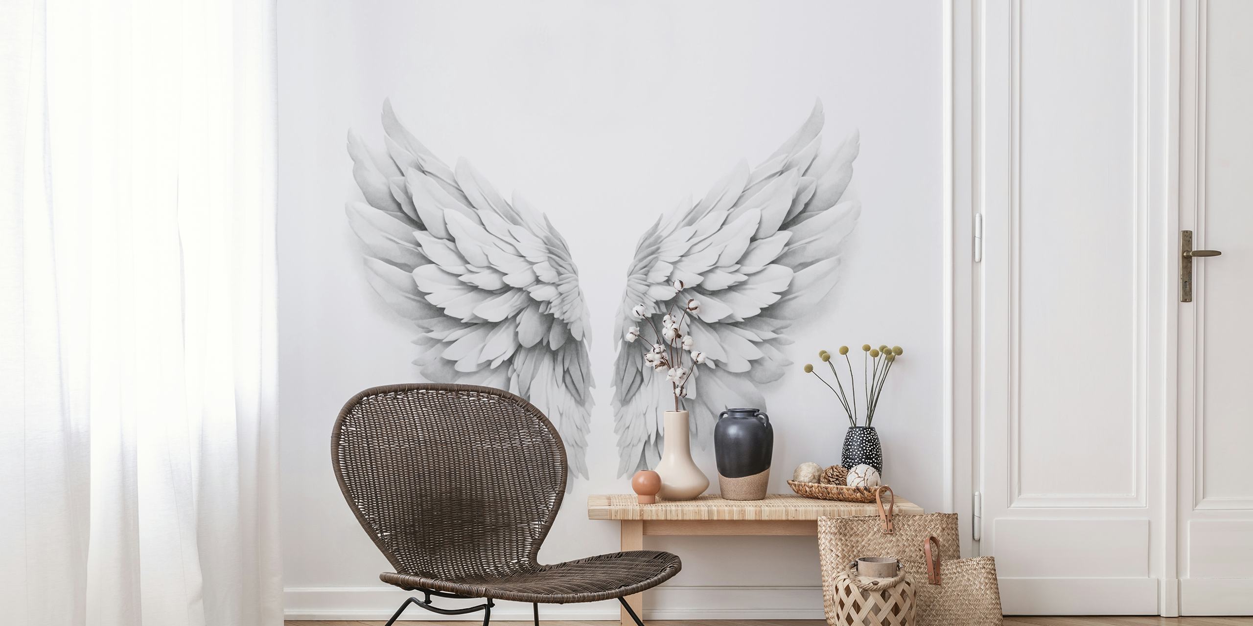 Ταπετσαρία Guardian Angel Wings σε μια αίθουσα